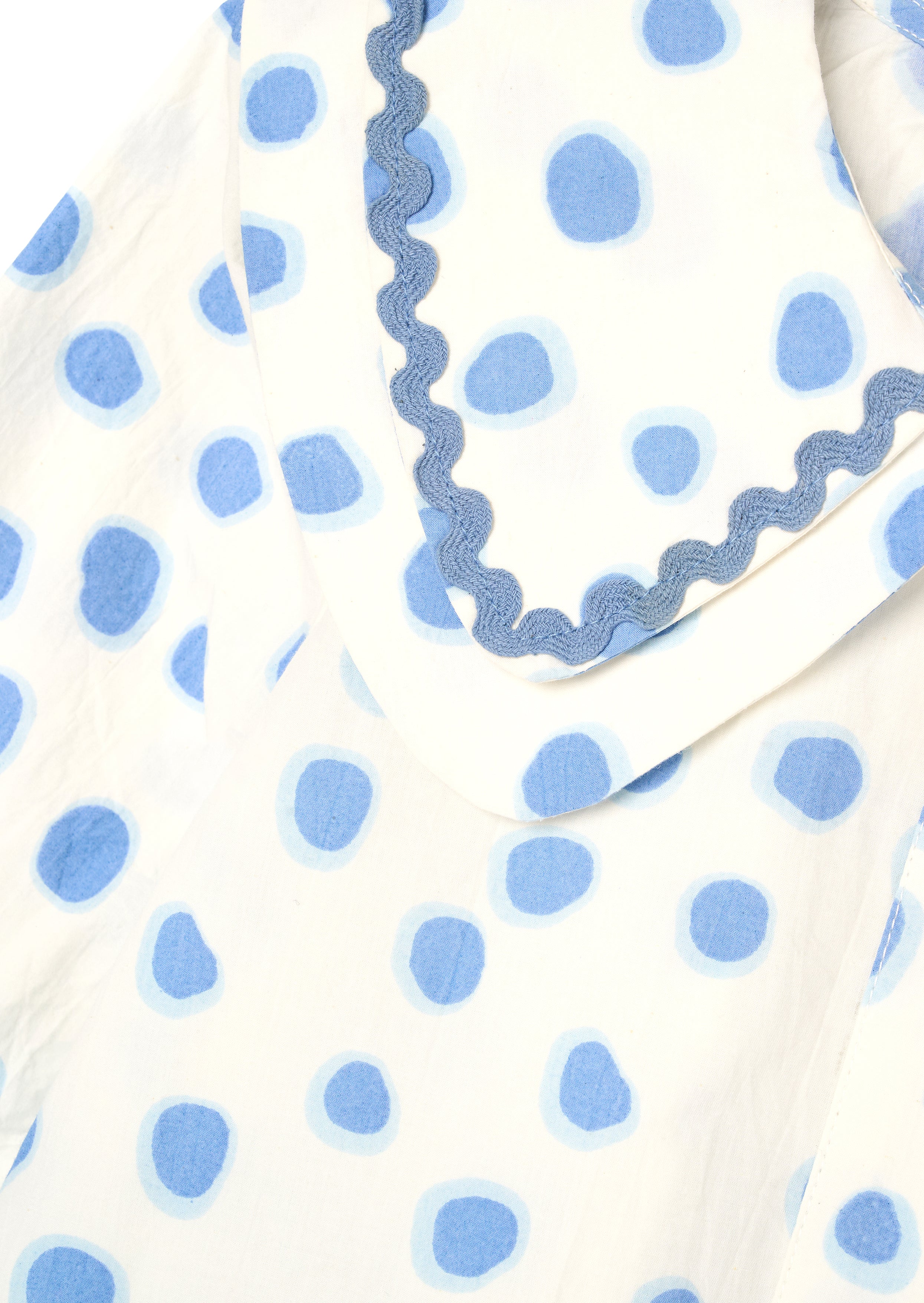 Leonie Double Collar Spot Blouse