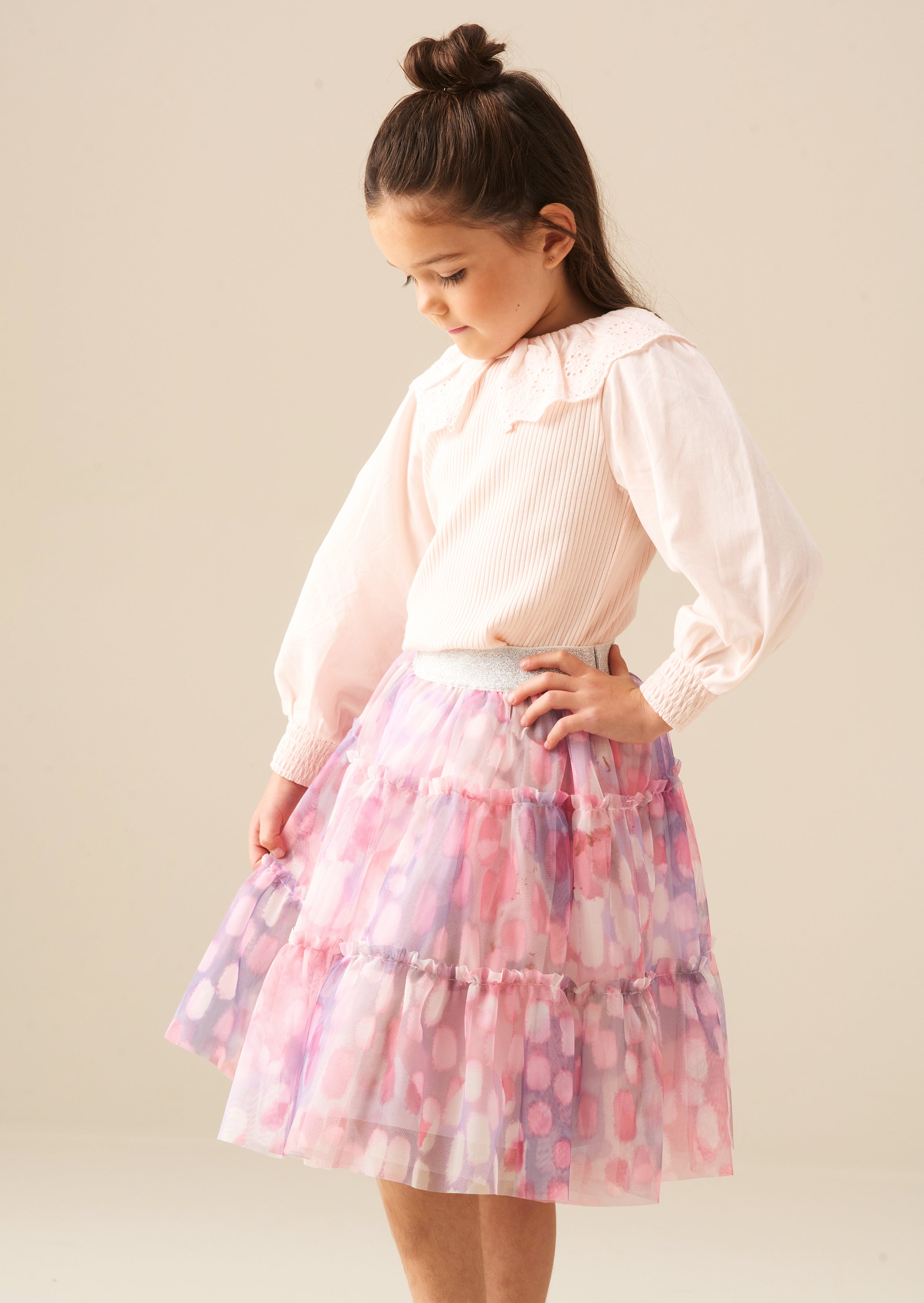 Cara Printed Mesh Skirt