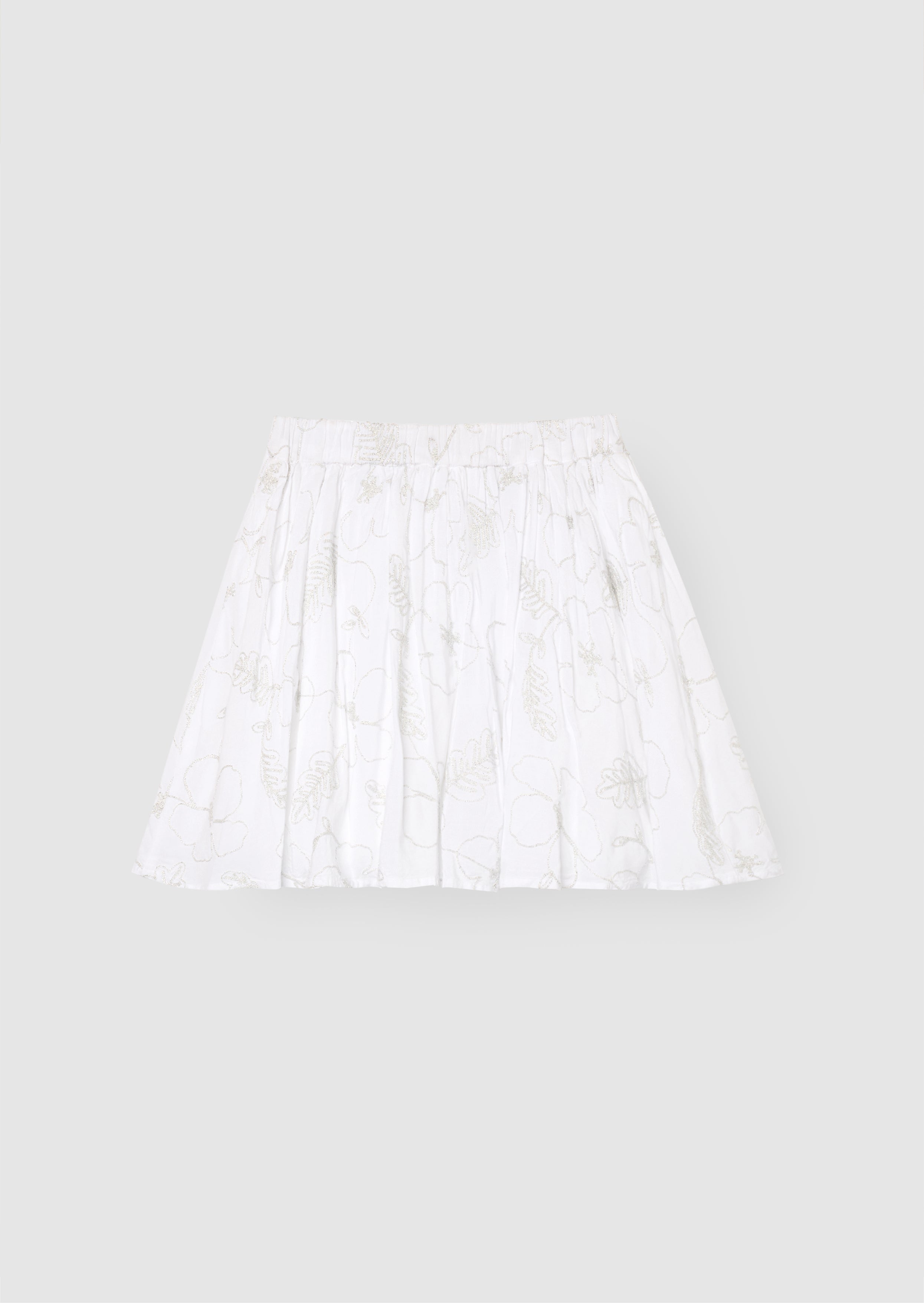 Gonna ricamata floreale Dalhia