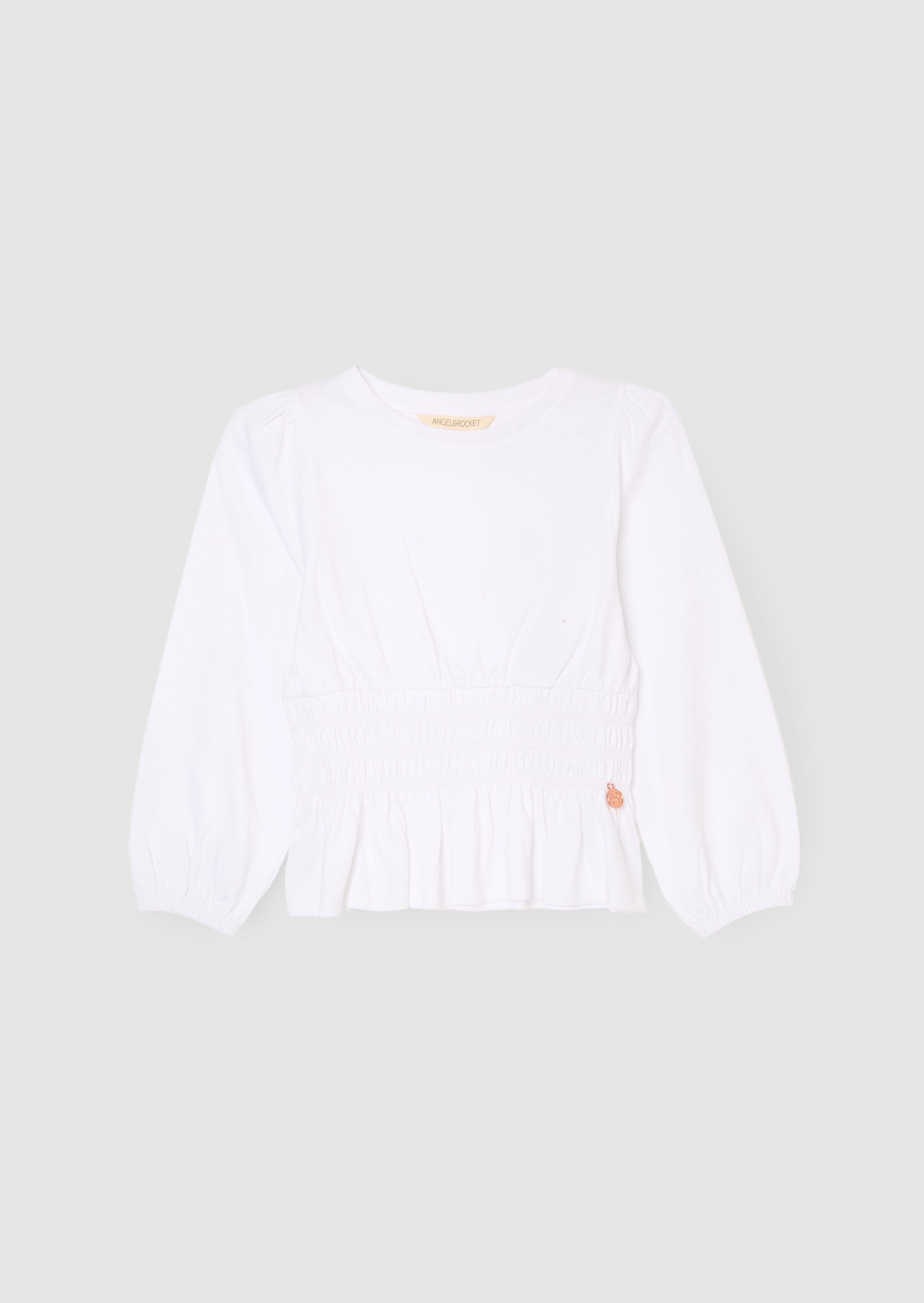 Cassie Shirred Detail Top