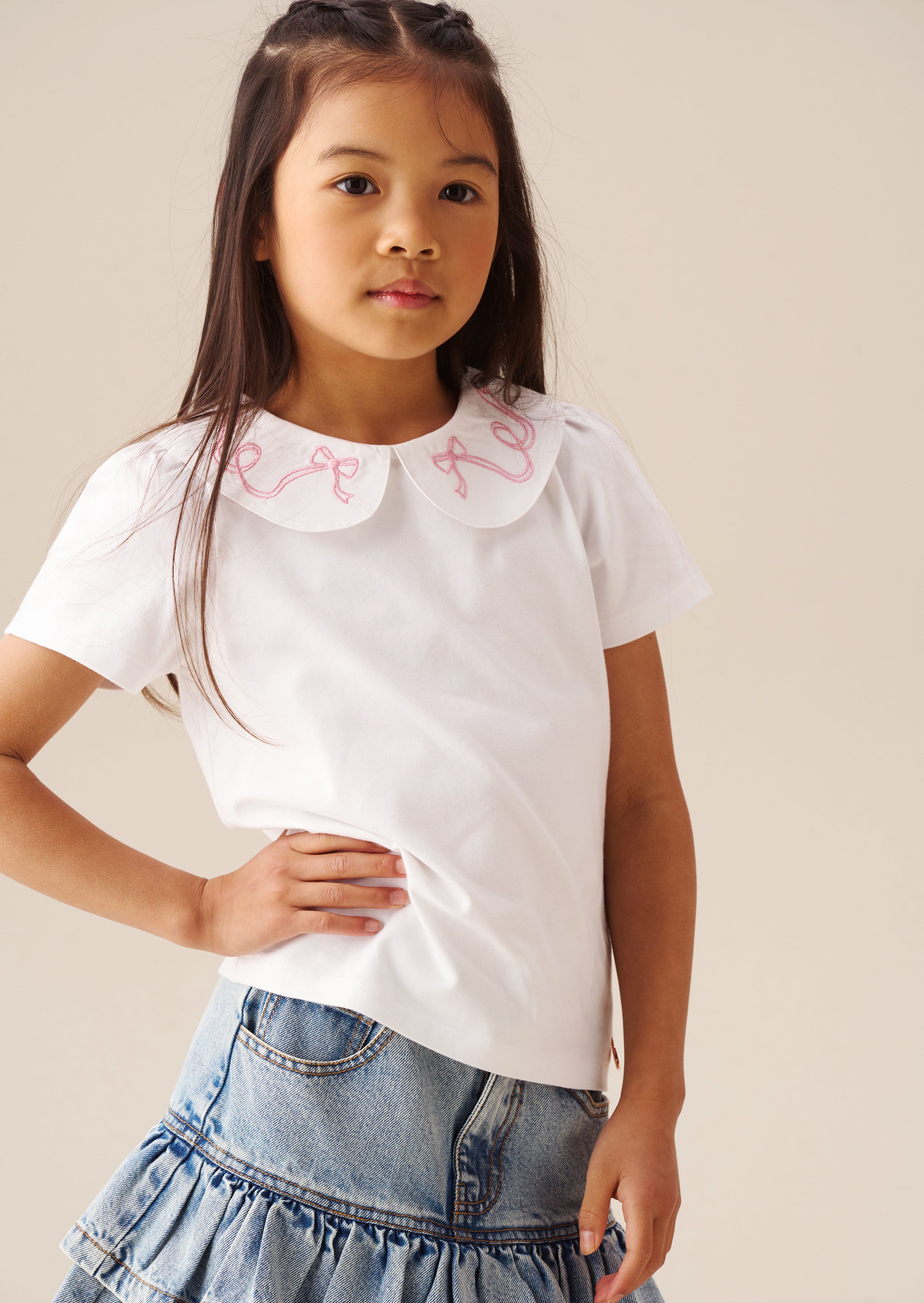 Emily Peter Pan Collar Top