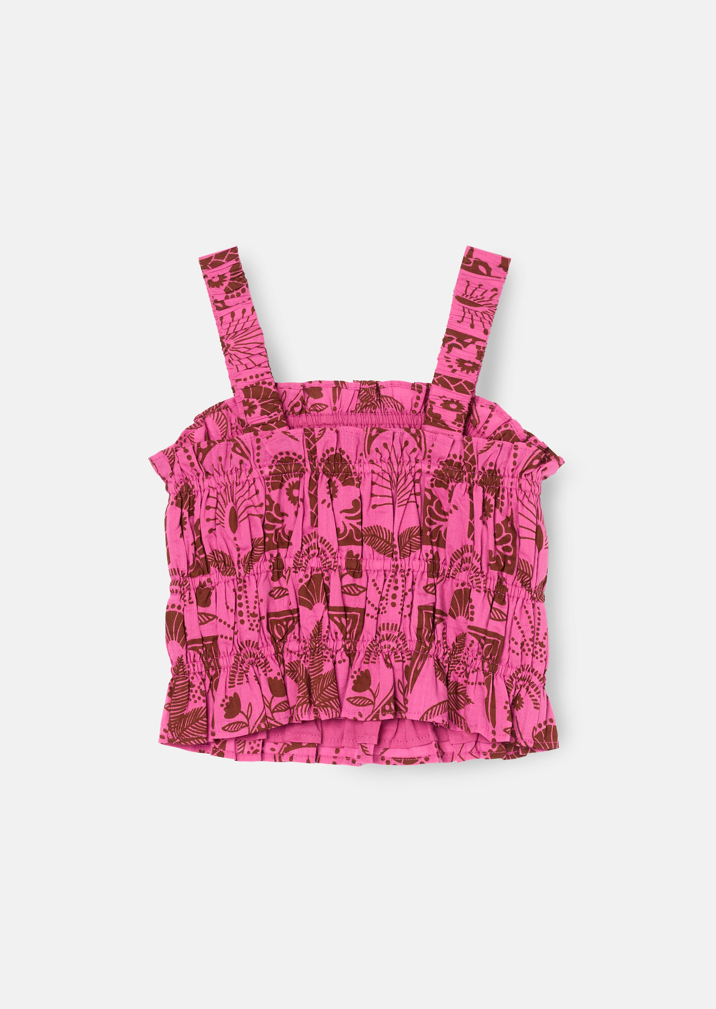 Top con stampa di palme Izzy