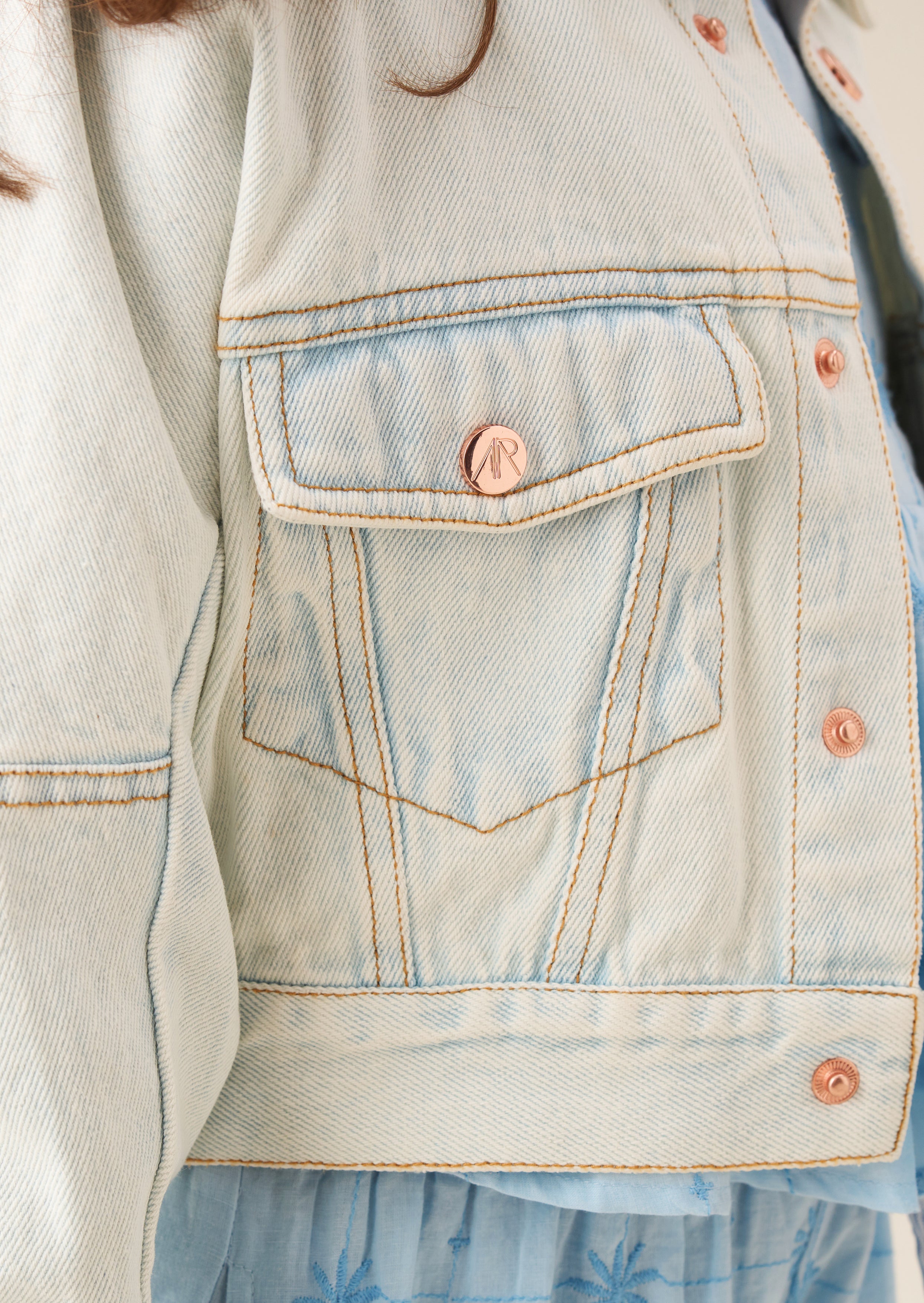 Chaqueta de mezclilla Carla