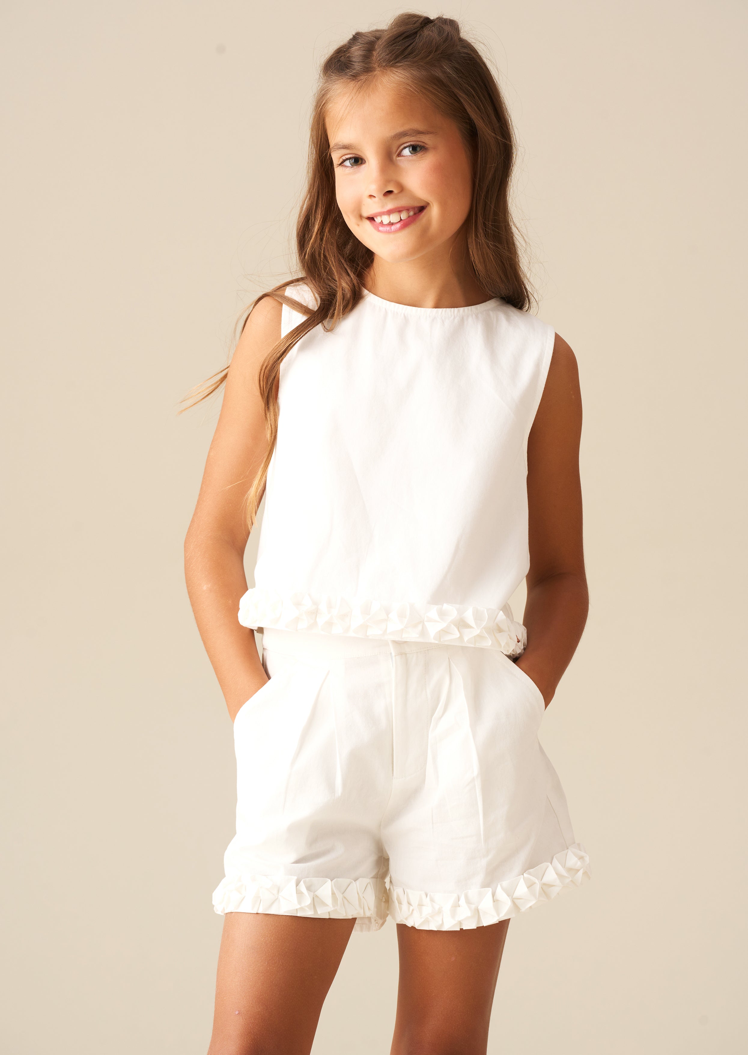 Pantalones cortos blancos Emmie