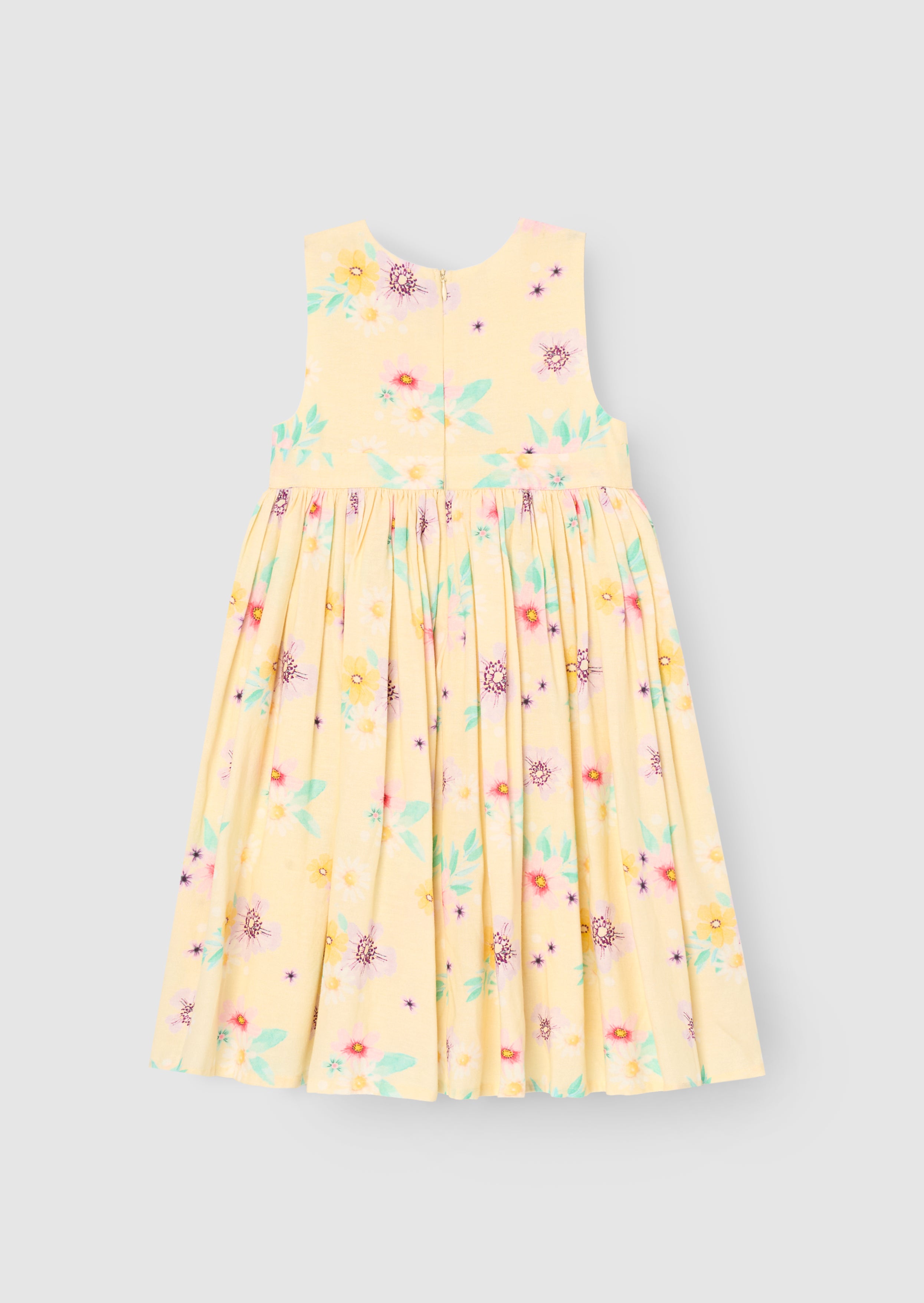 Edie Linen Floral Dress