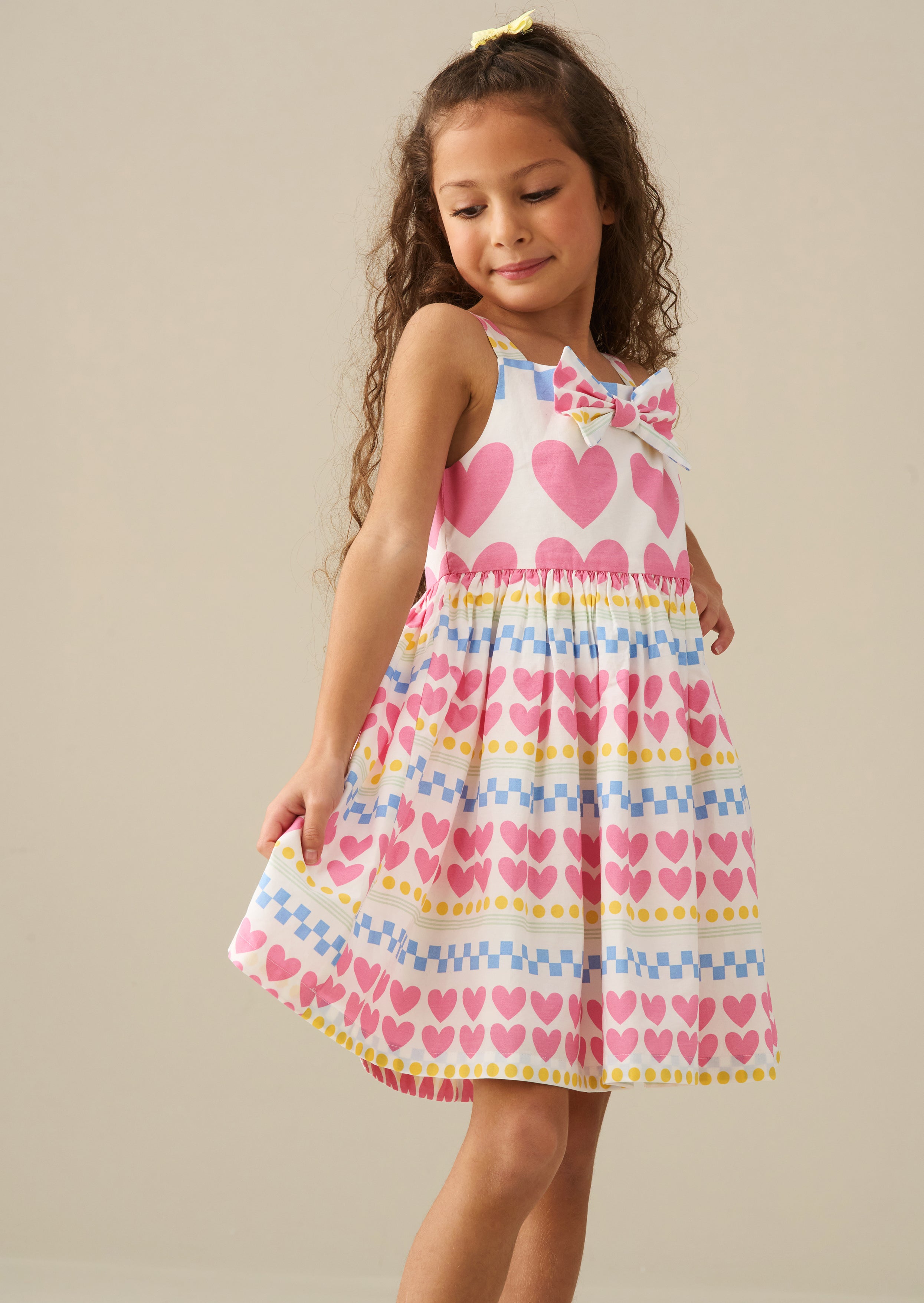 Maddie Heart Print Dress