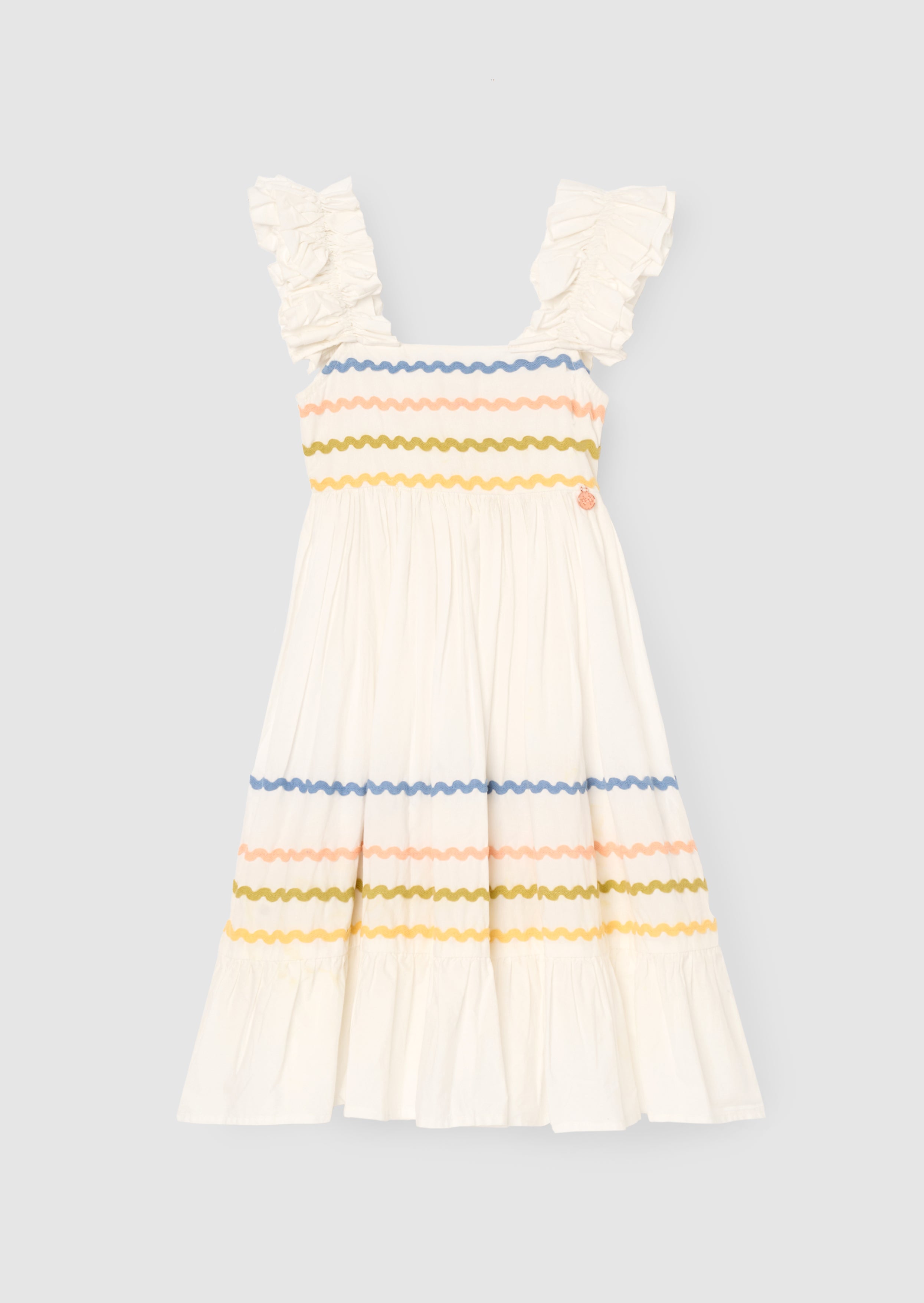 Monique Ric Rac Detail Maxikleid