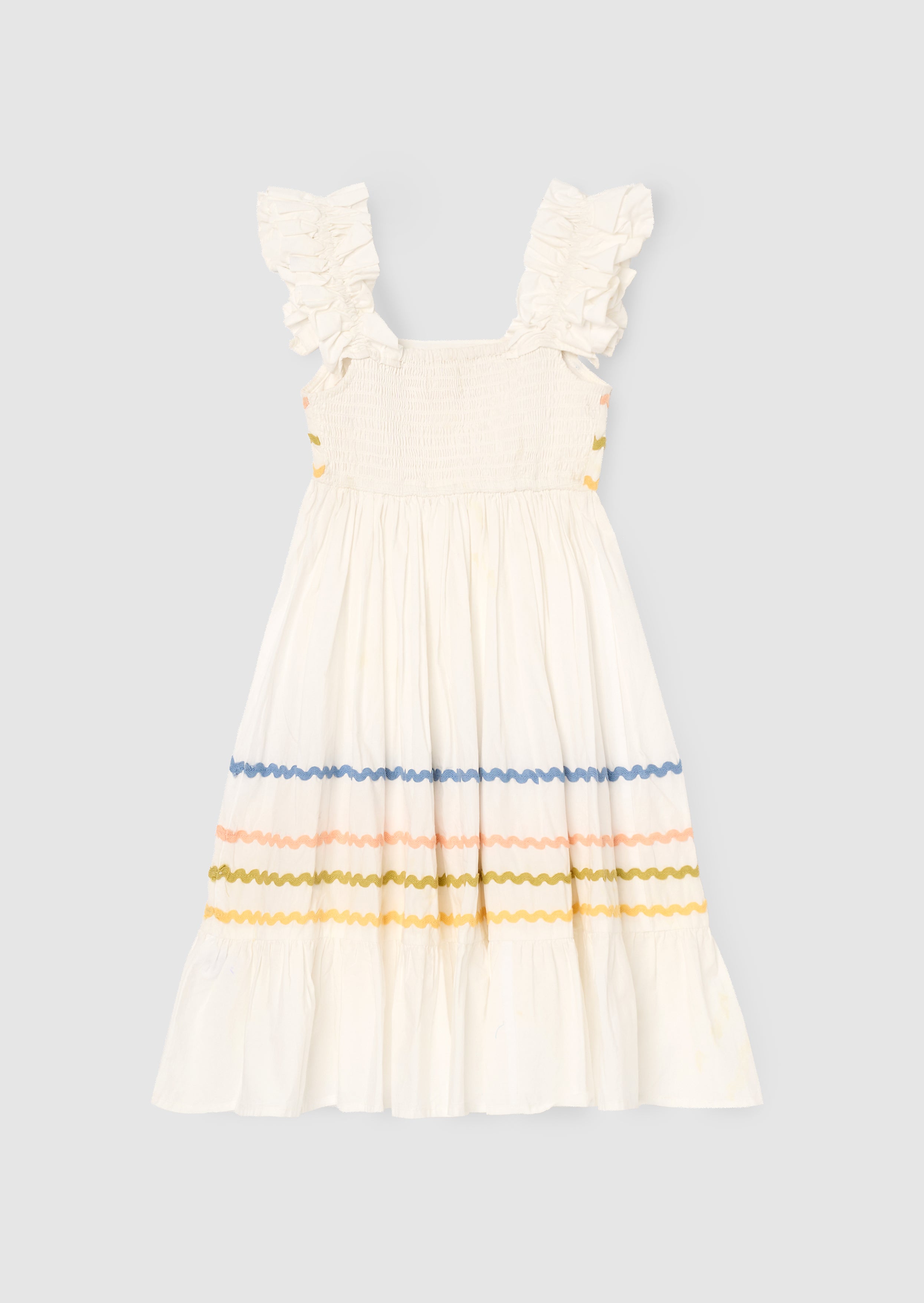 Monique Ric Rac Detail Maxikleid