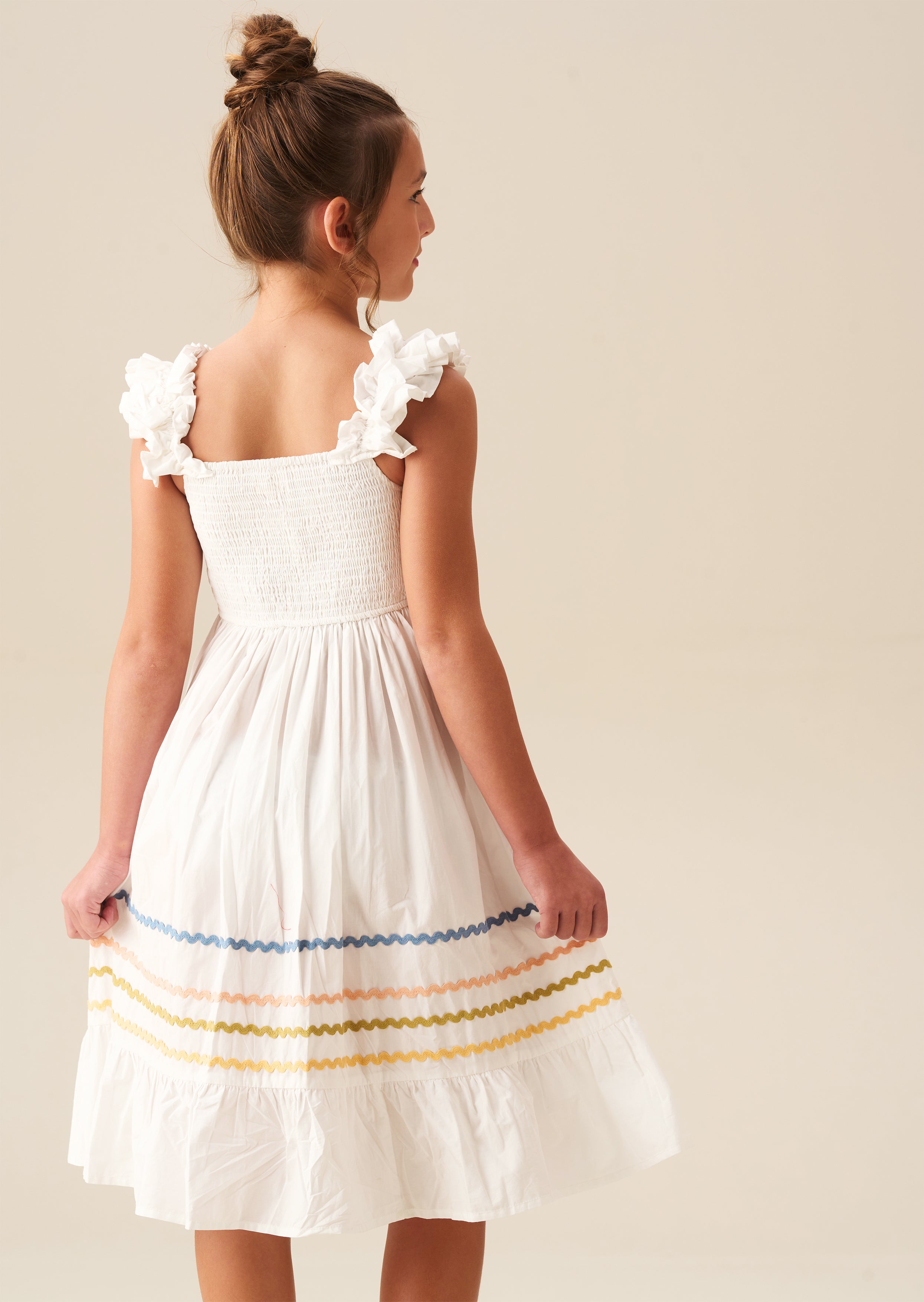 Monique Ric Rac Detail Maxikleid