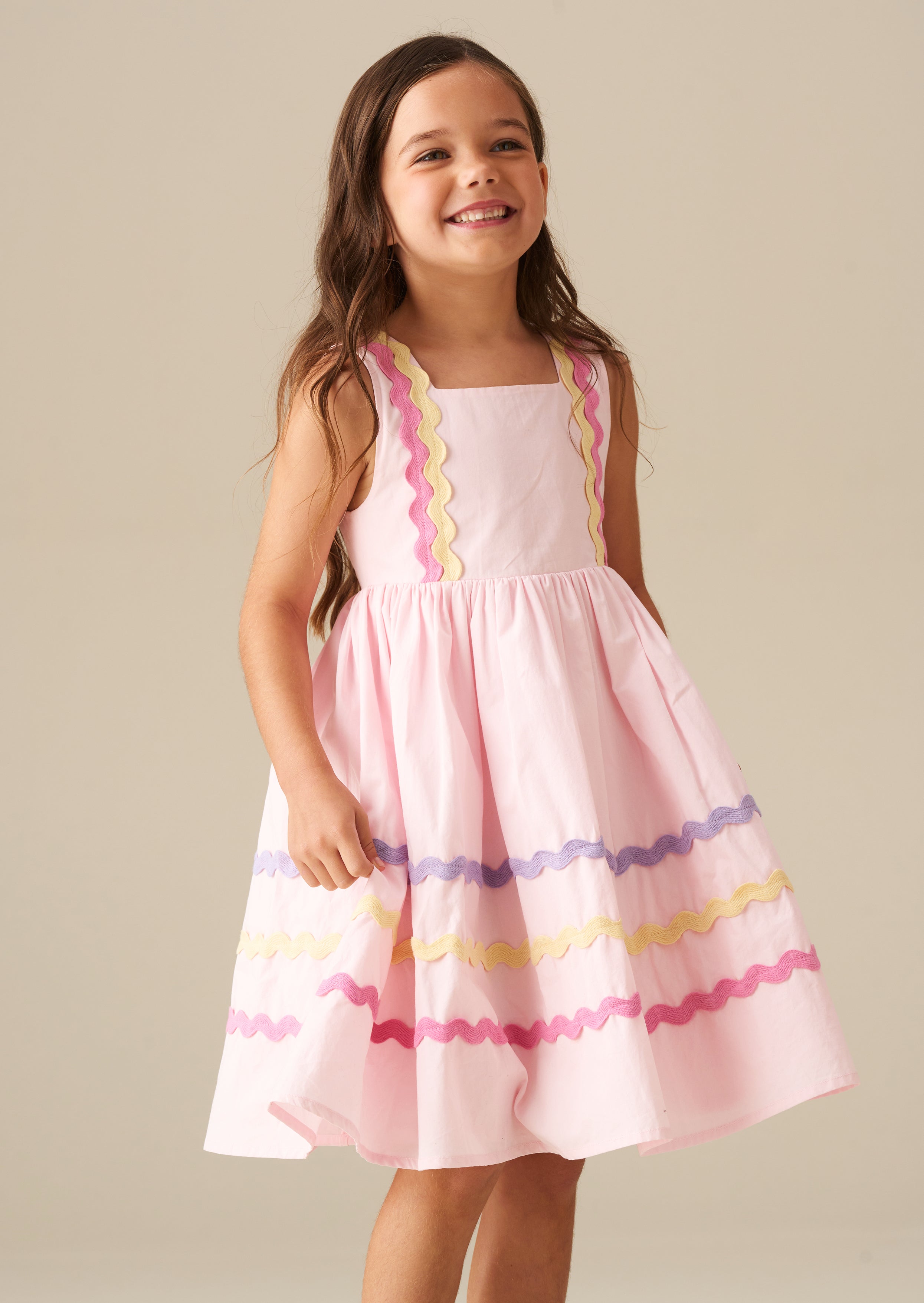 Robe Mia Wide Ric Rac