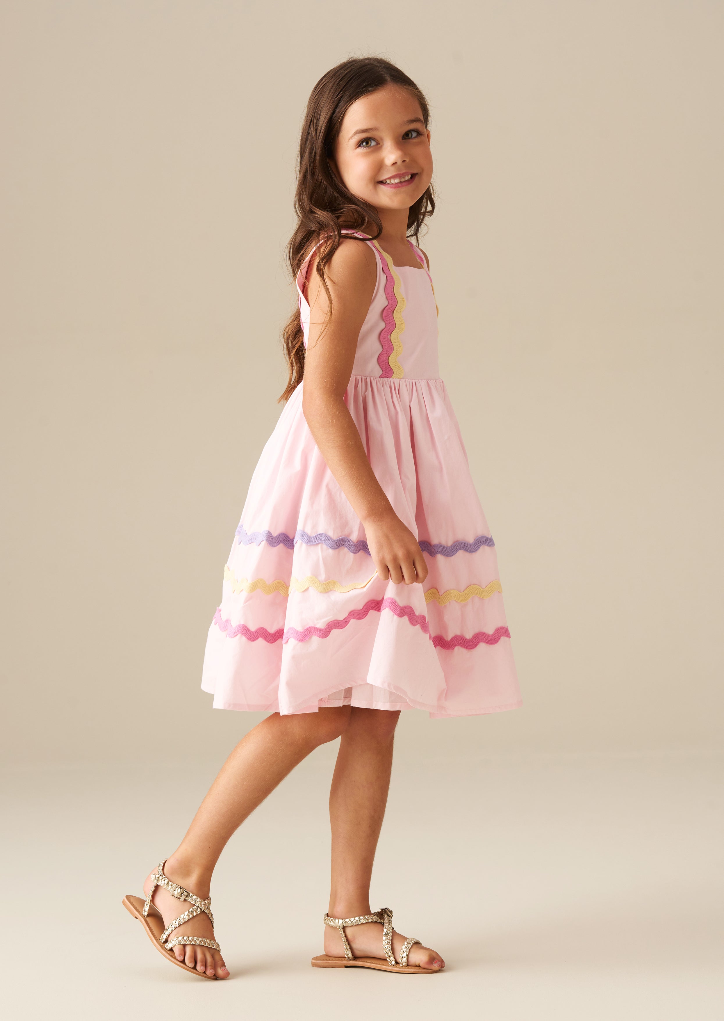 Robe Mia Wide Ric Rac