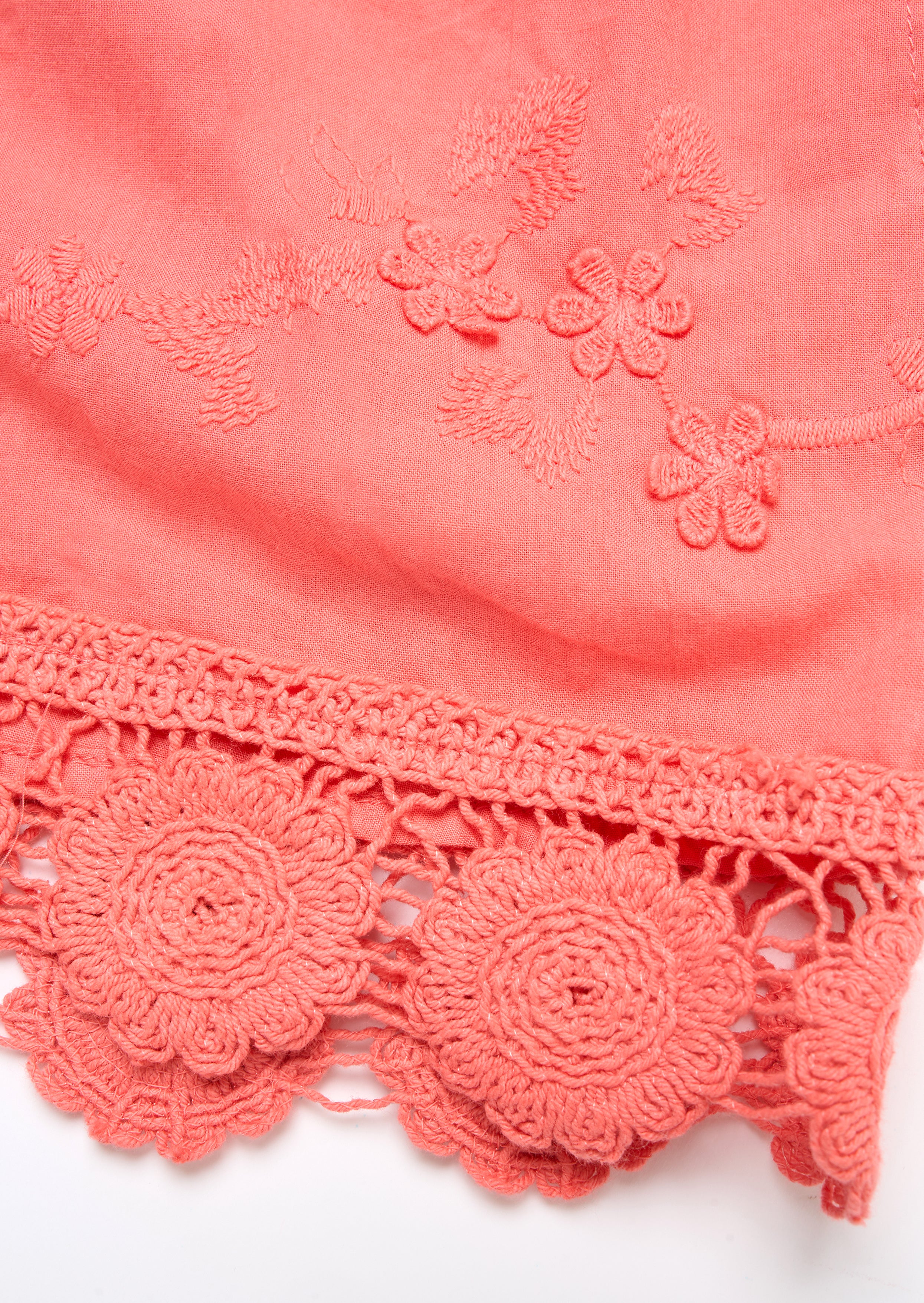 Mila Crochet Hem Shorts