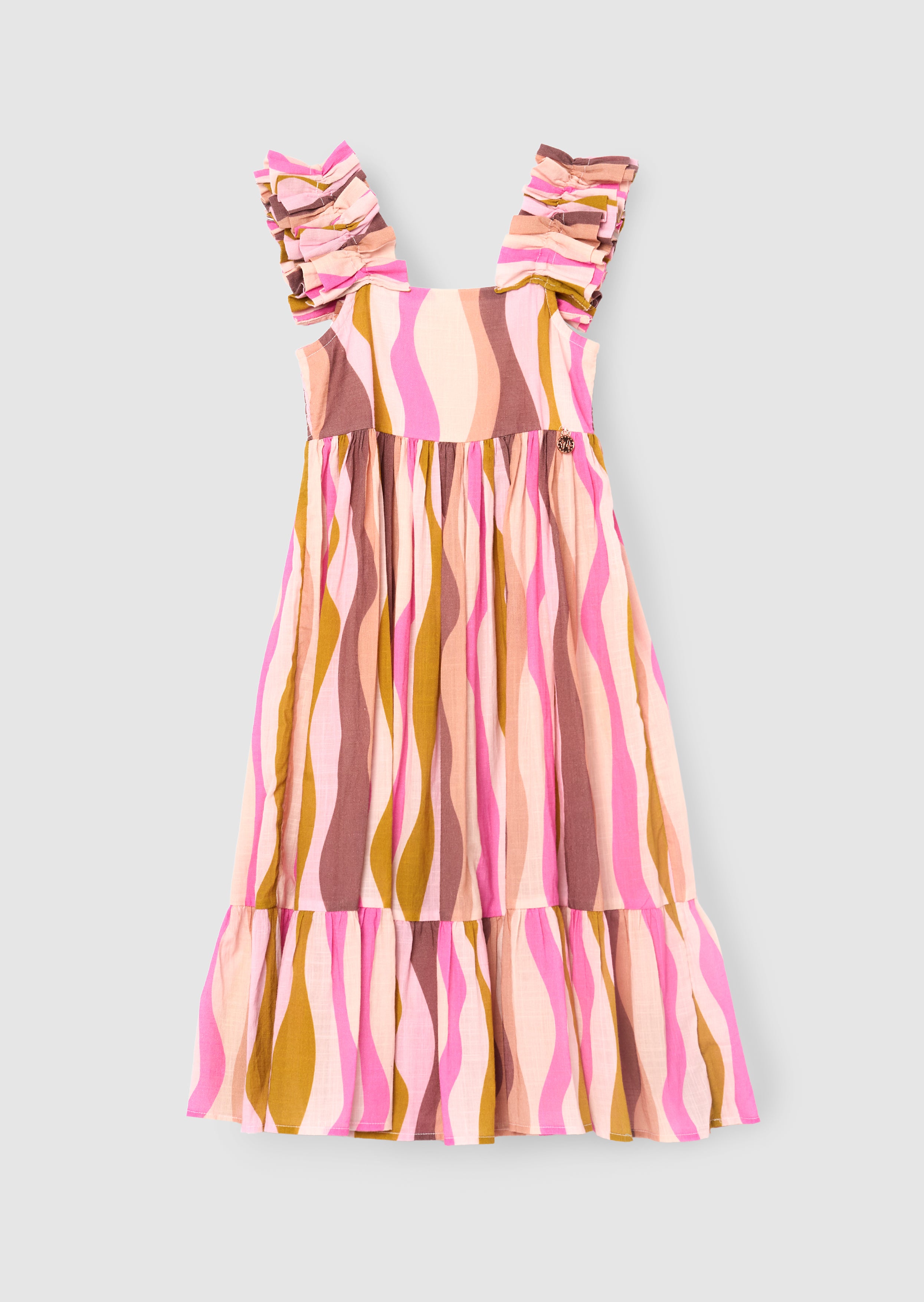 Abito Maxi Stampa Onde Marley