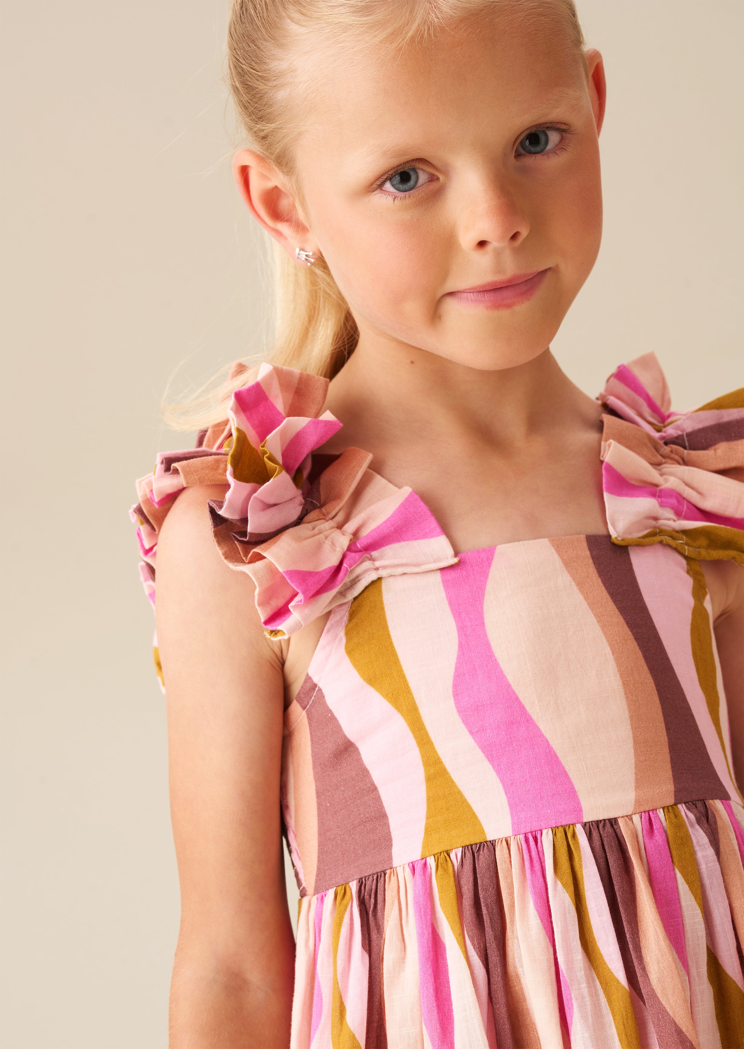 Marley Wave Print Maxi Dress