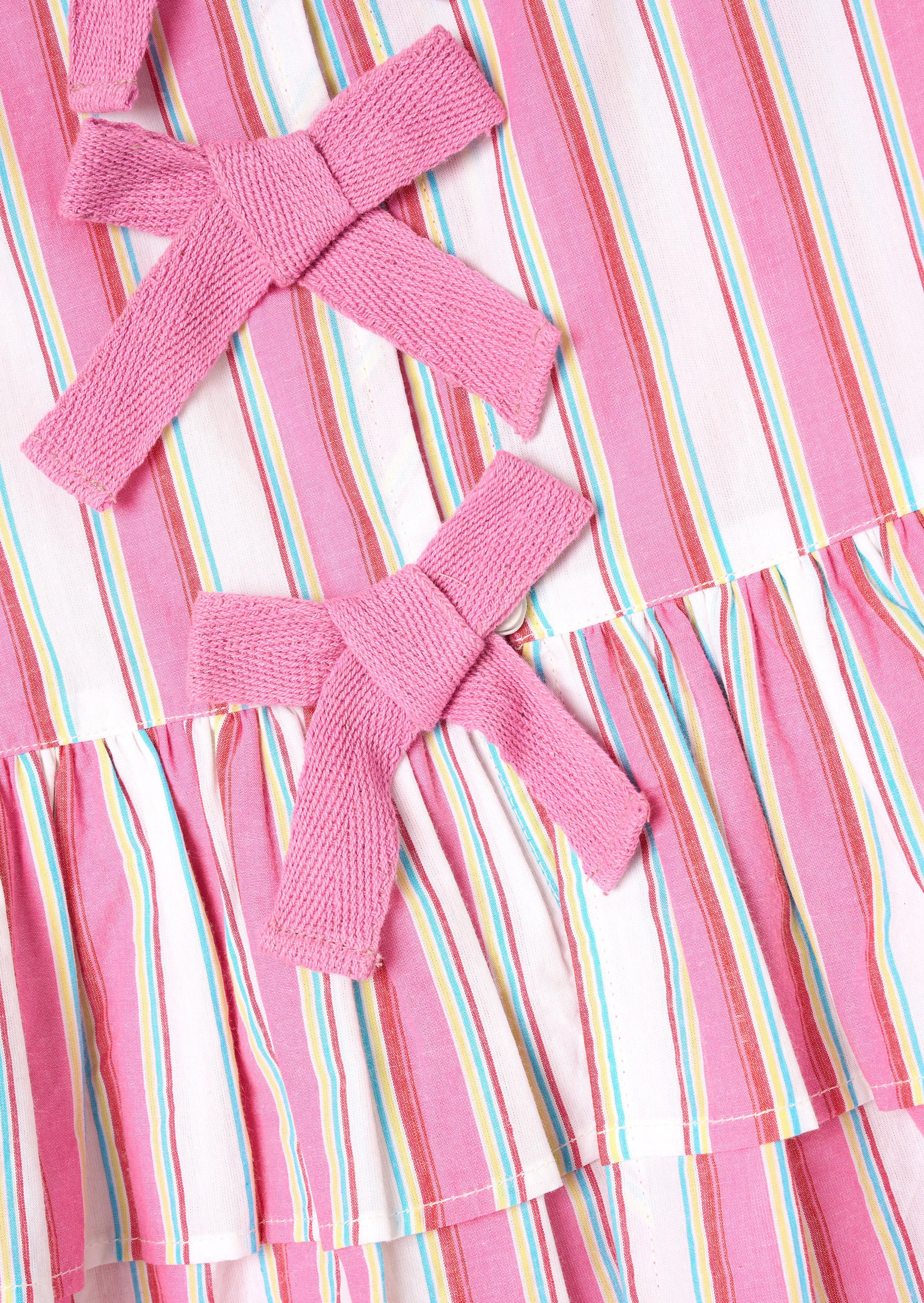 Tammy Stripe Tie Front Waistcoat Top