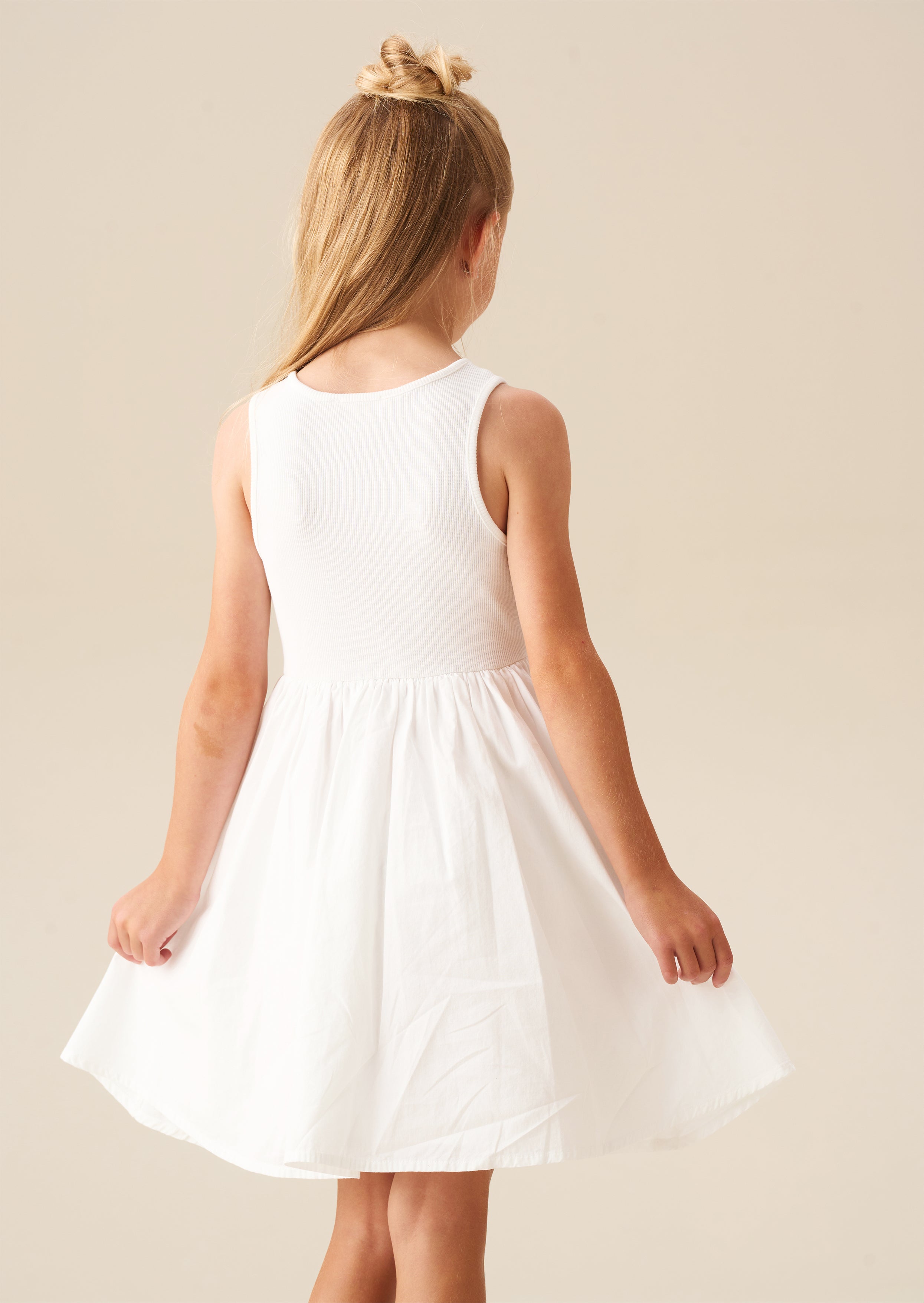 Vestito con fiore all'uncinetto Jess