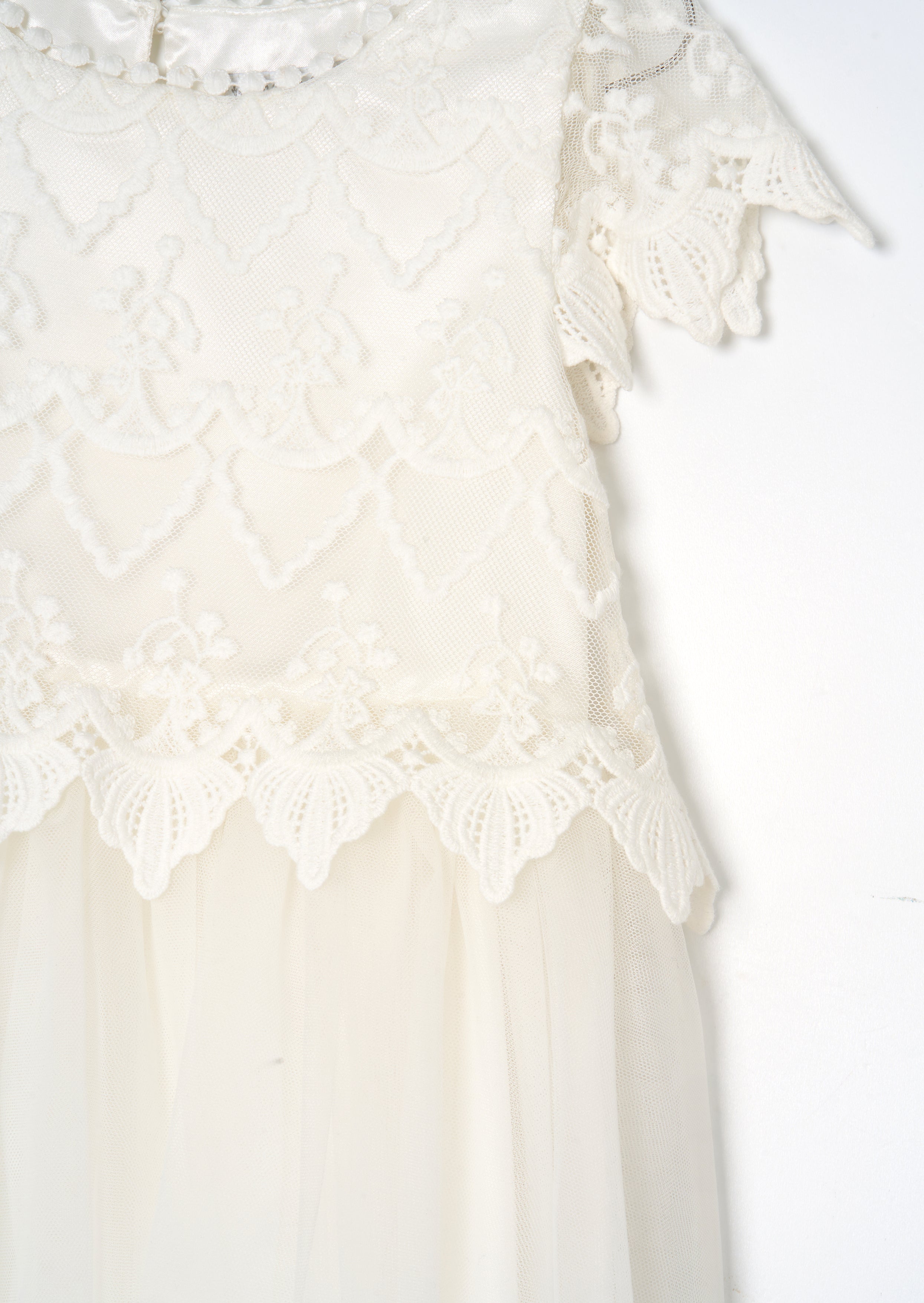 Lucy Lace Ivory Dress