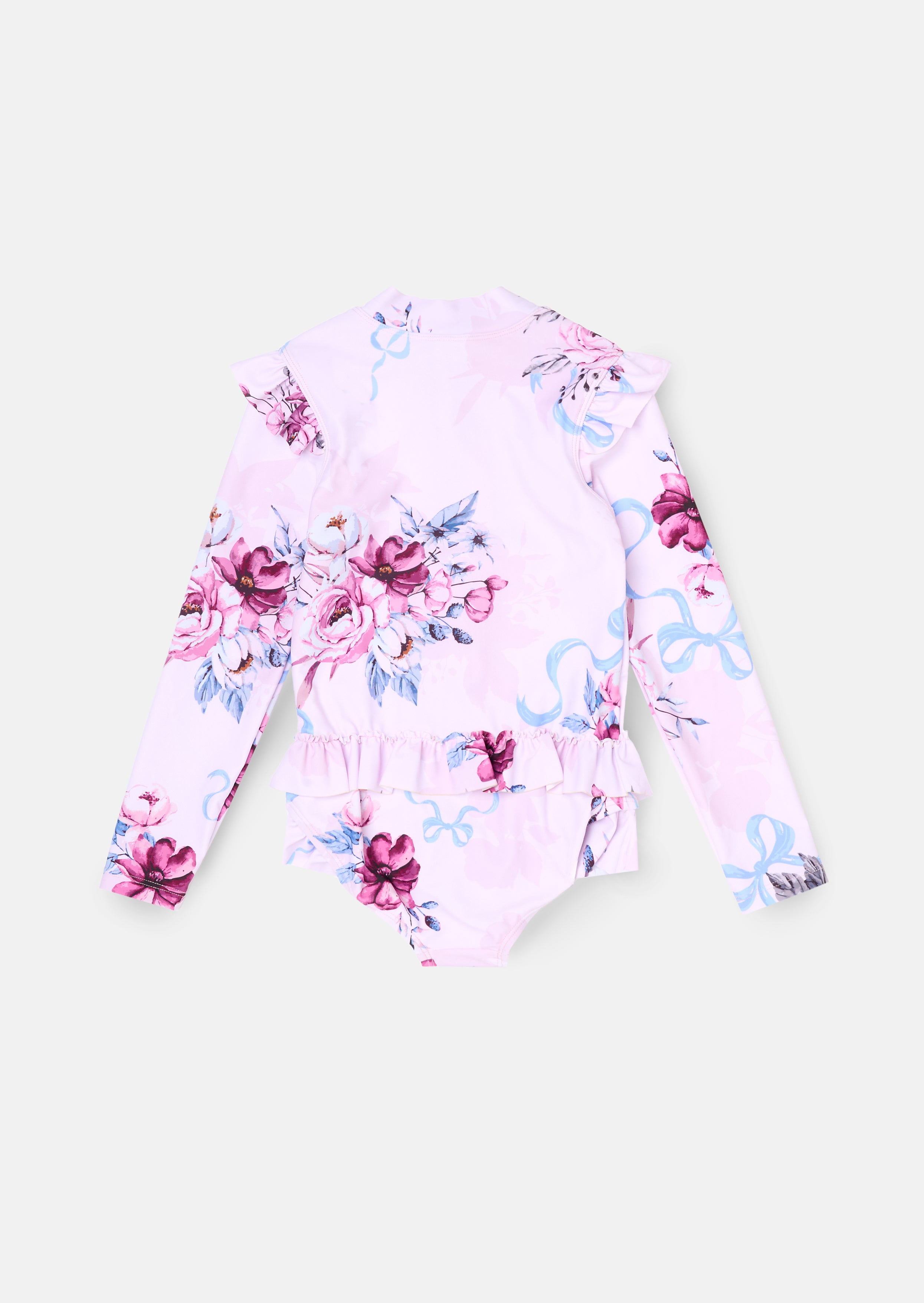 Pearl Floral Sunsafe Long Sleeve Swimsuit