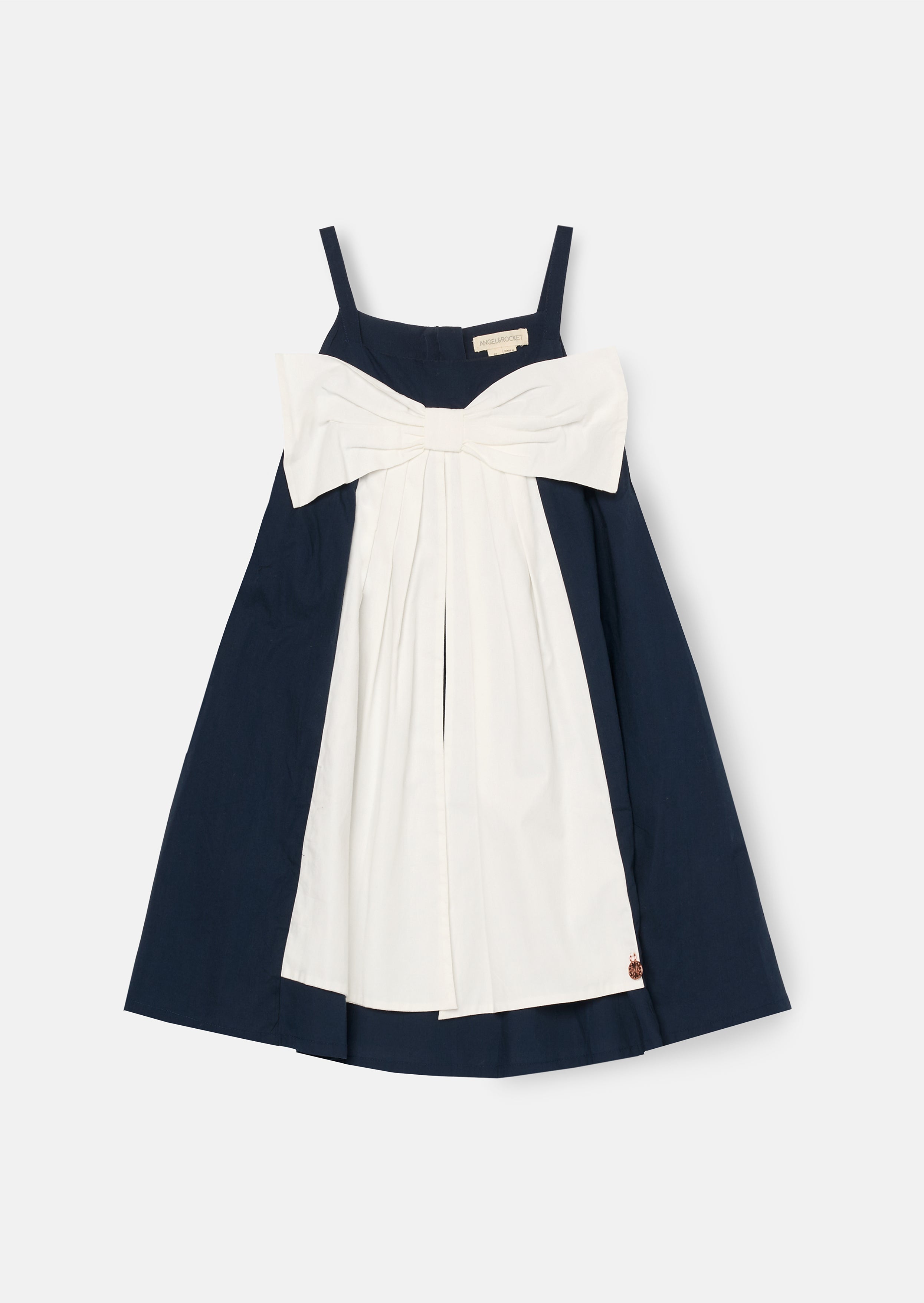 Libby Navy Bow Front Dress