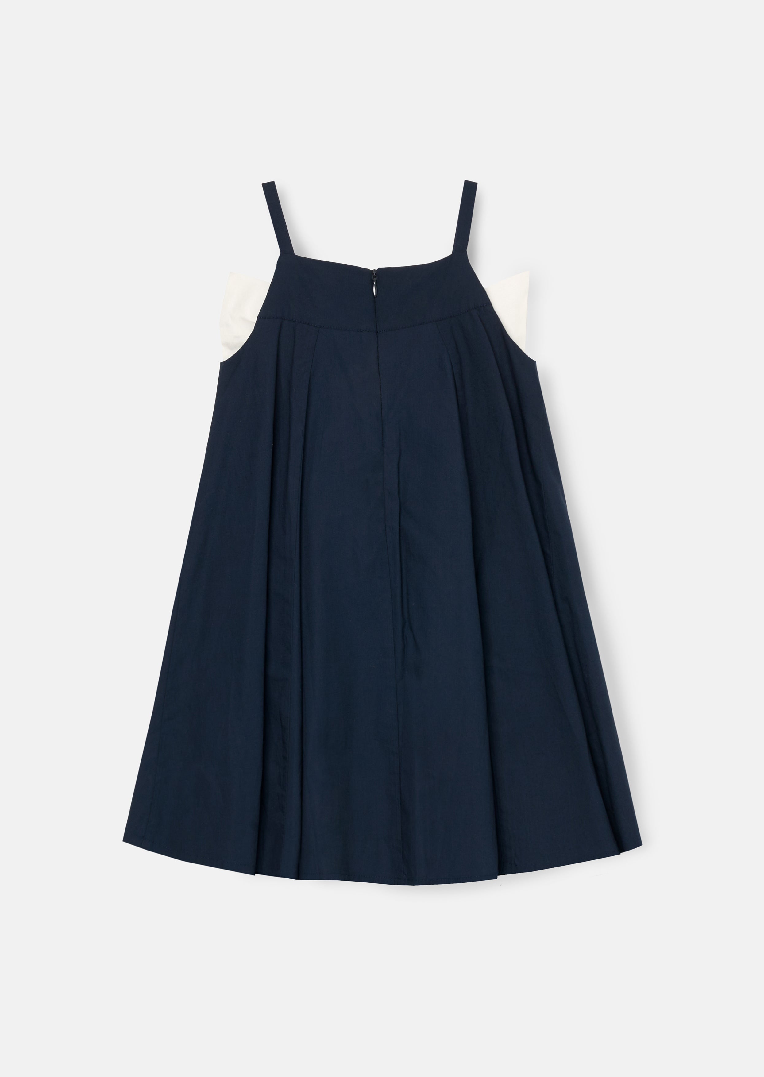 Libby Navy Bow Front Dress