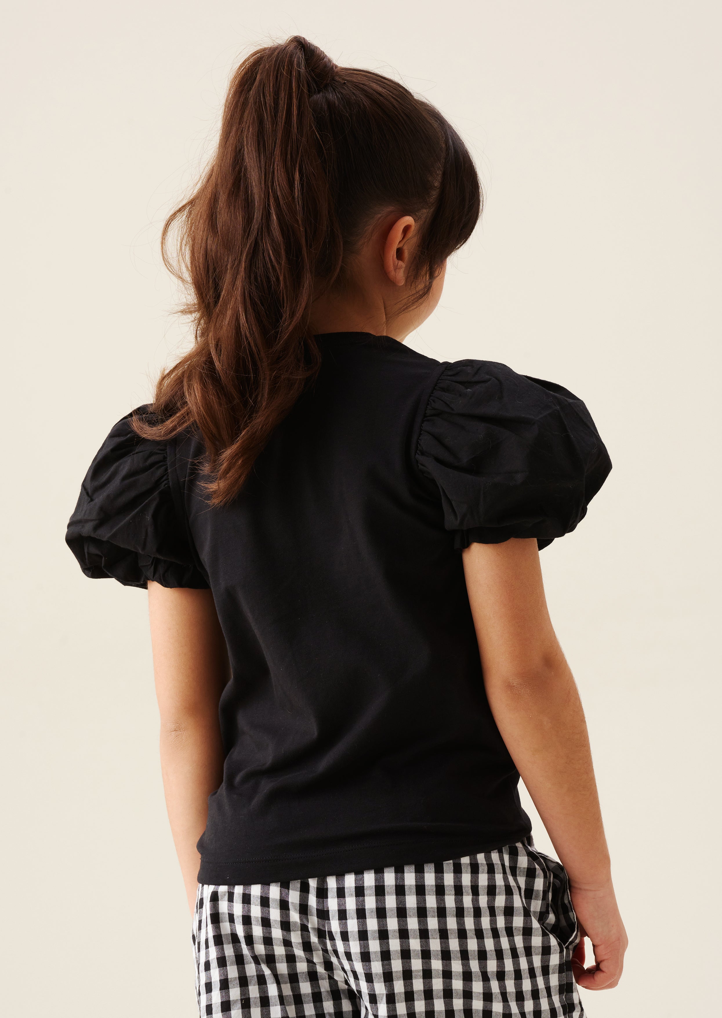 T-shirt à manches bouffantes imprimé Aida Amore