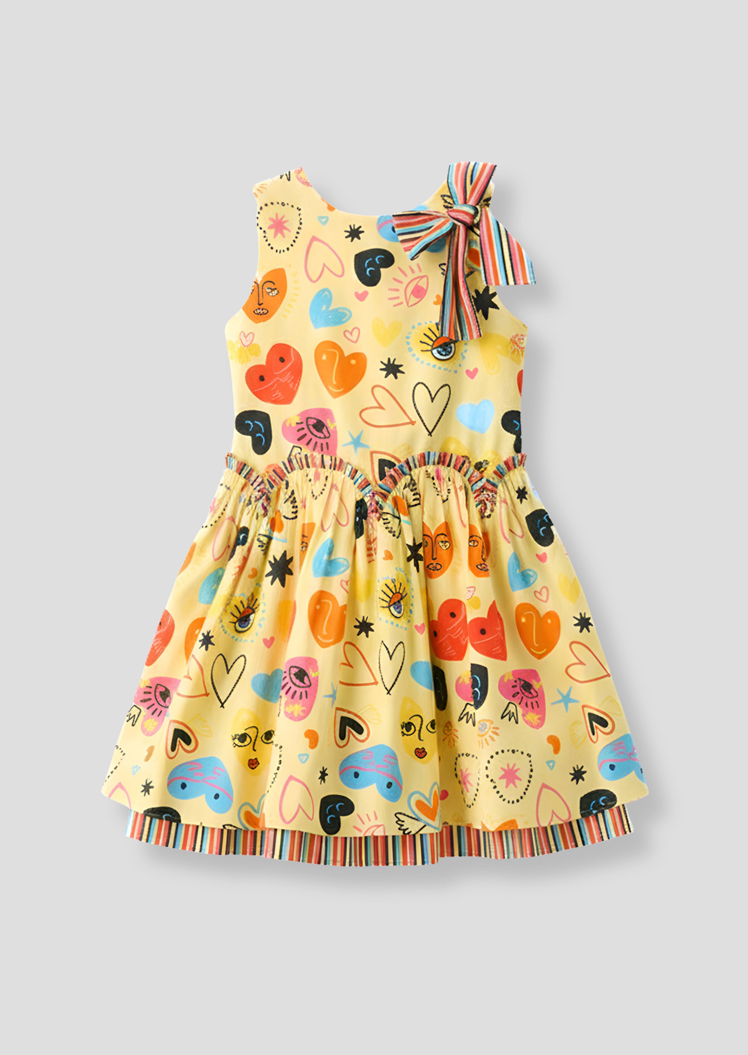 Abito con stampa a cuore Quinn