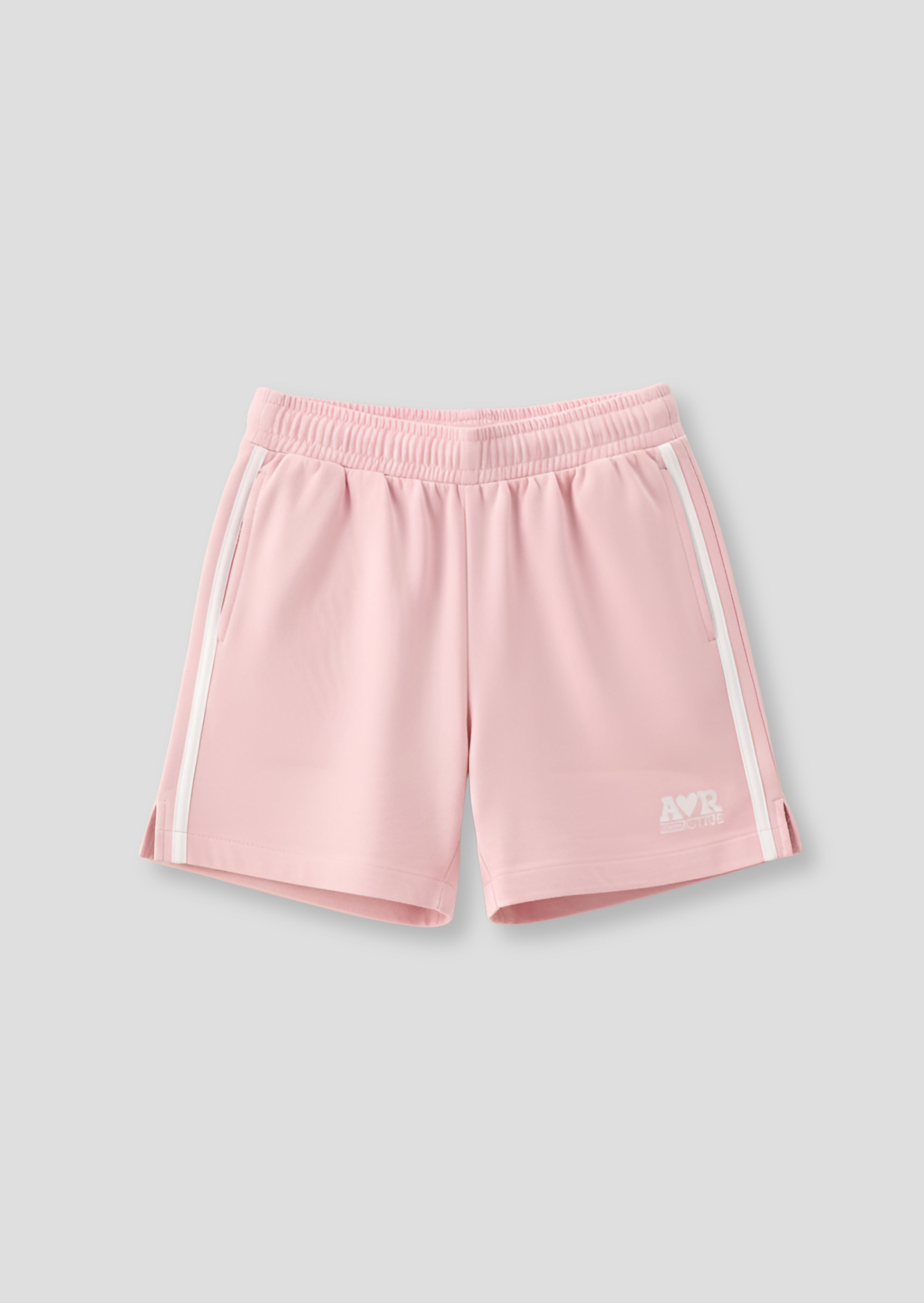 Short Romy rose à bande latérale