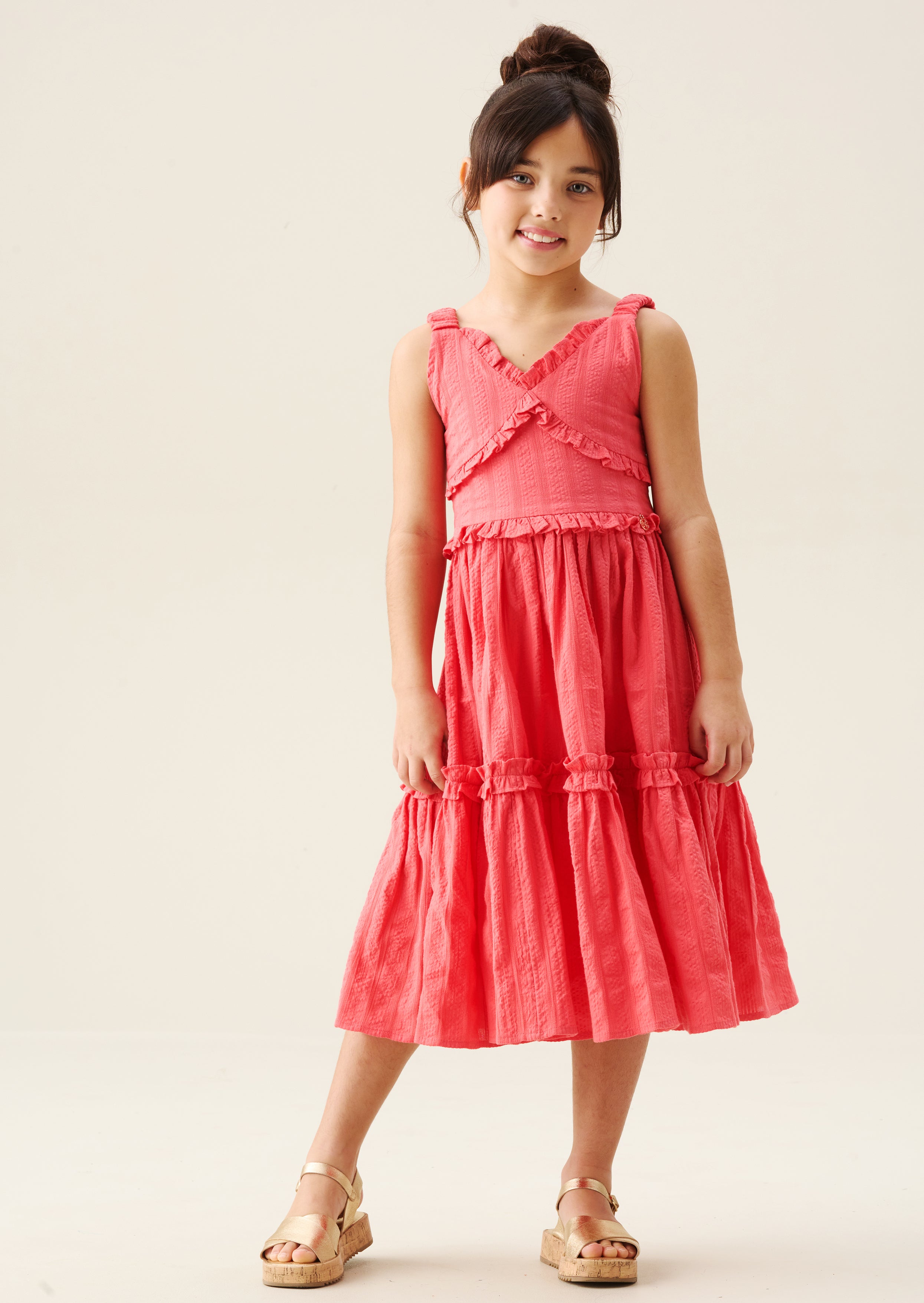 Marie Coral Stufenvolantkleid