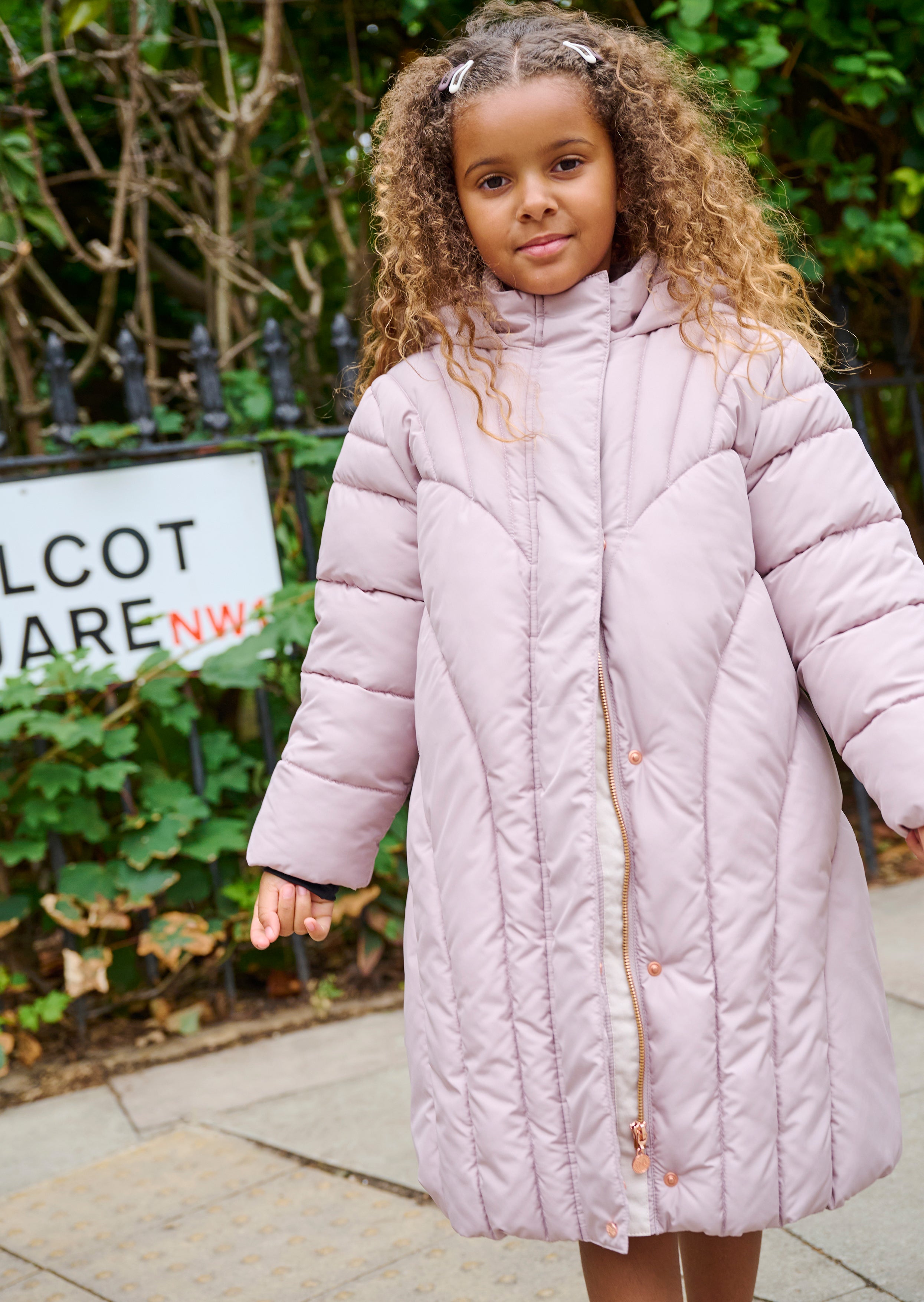 Aubree Quilted Longline Coat
