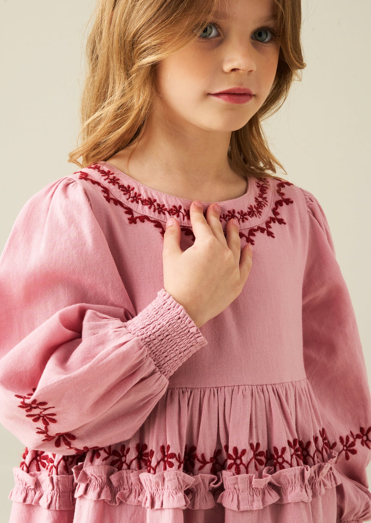 Reyna Embroidered Dress