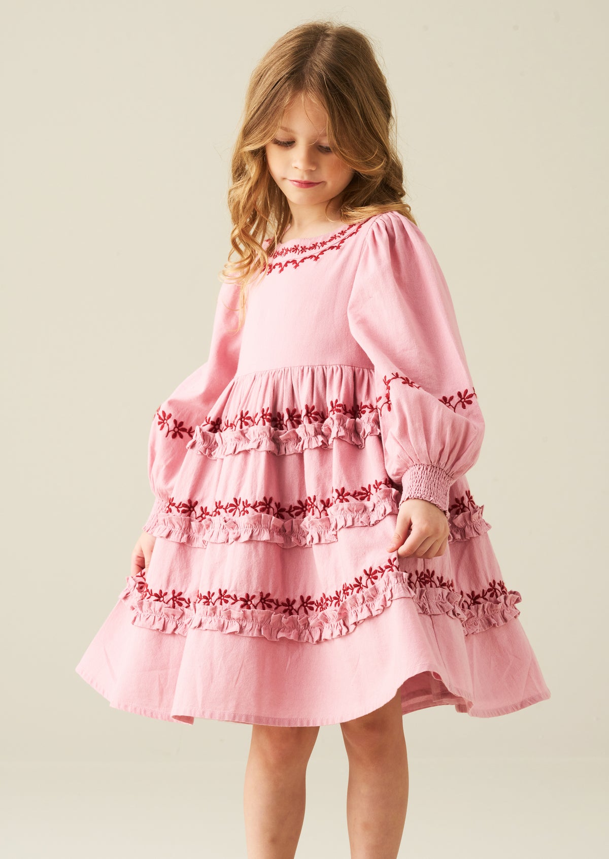 Reyna Embroidered Dress