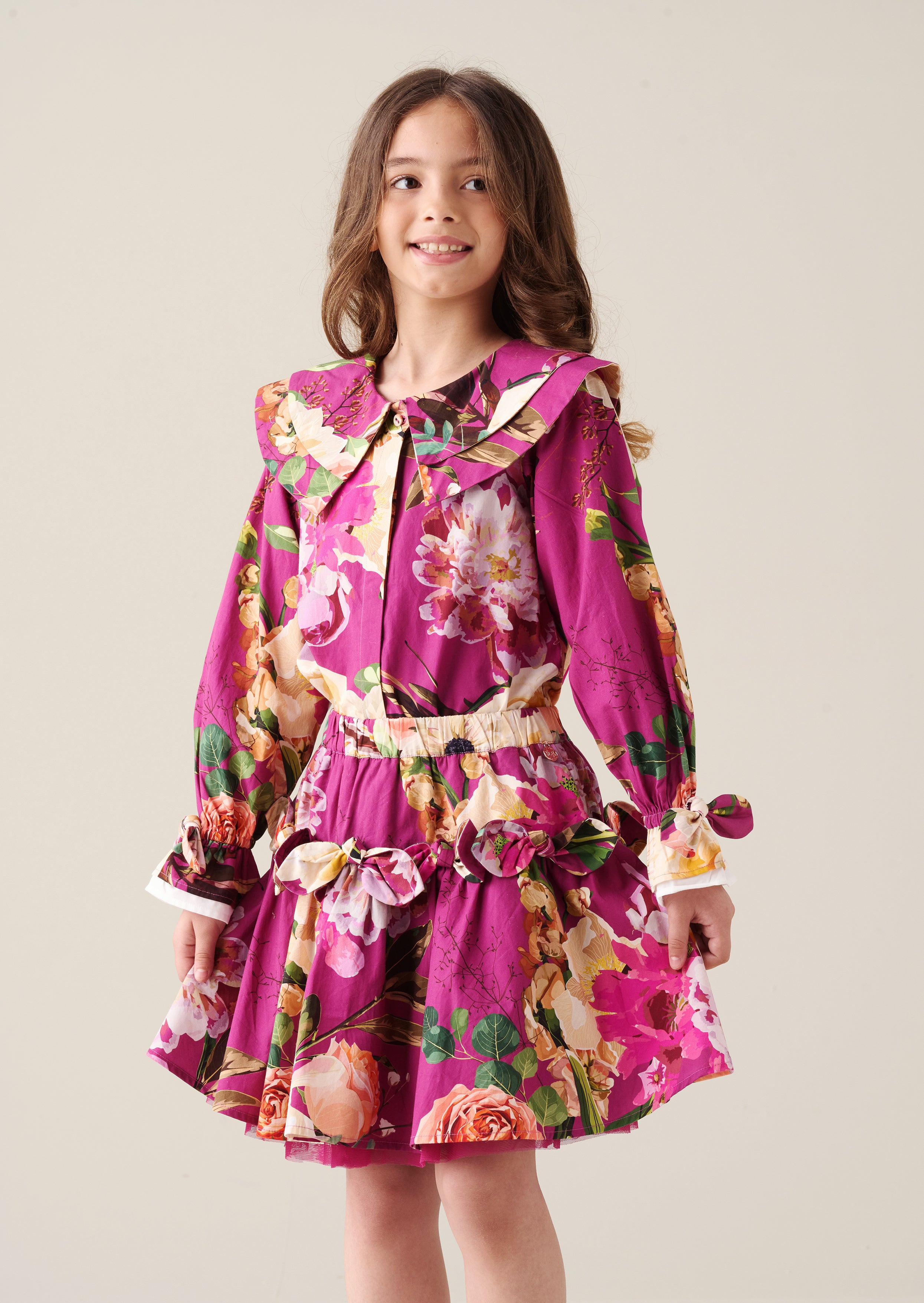 Darcey Bow Print Skirt