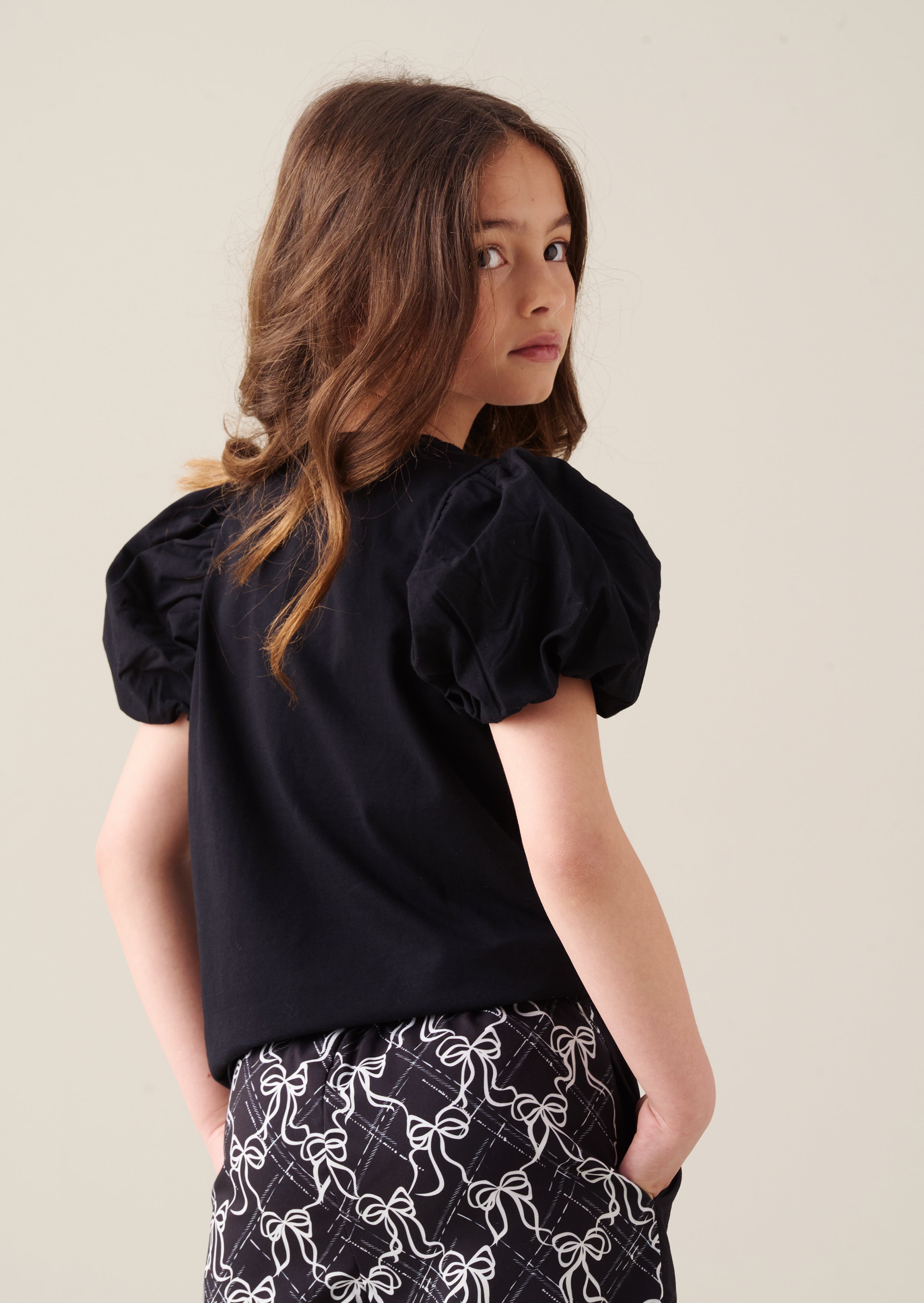 Aofie Bow Embellished Tee