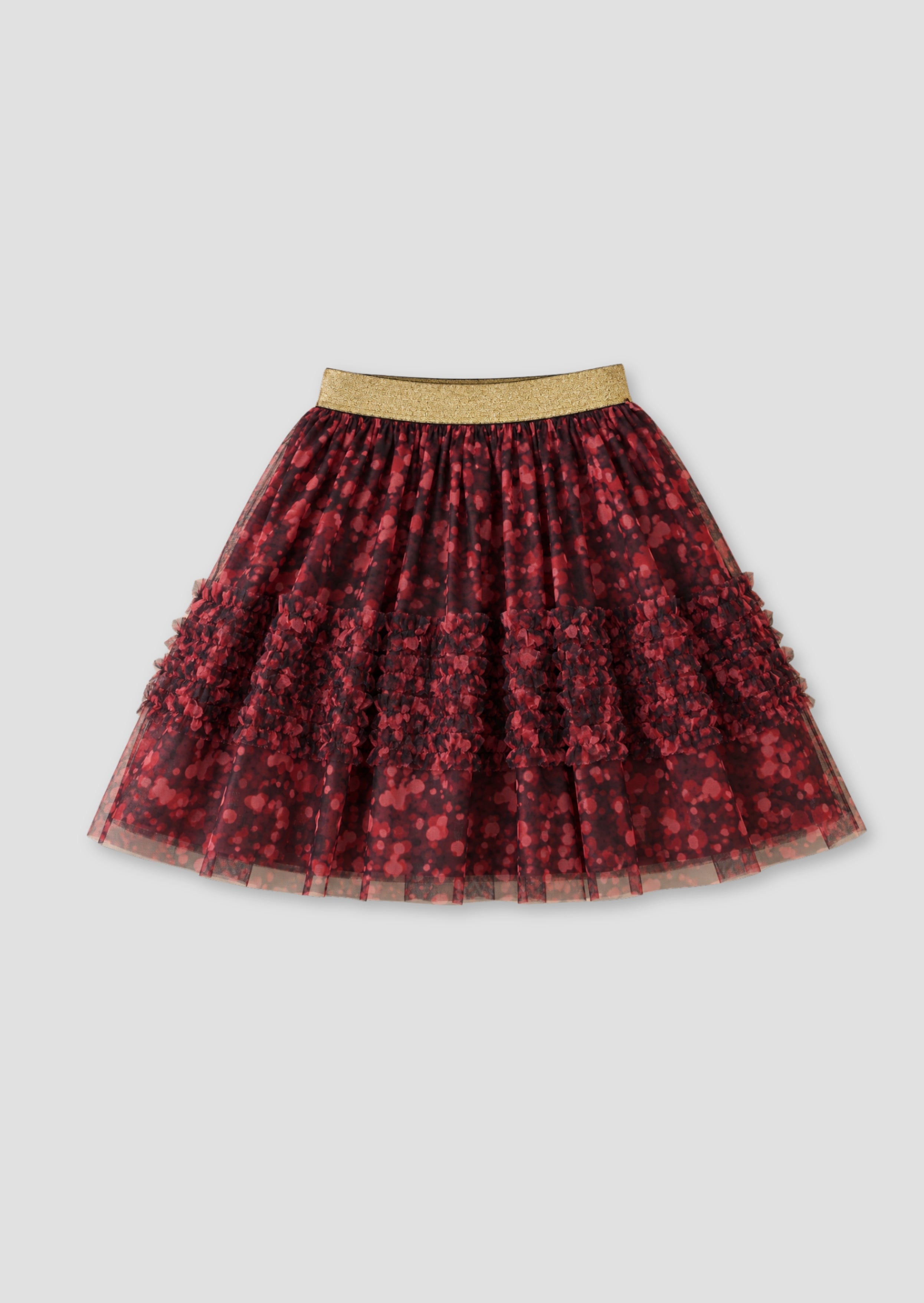 Caris Mesh Print Skirt