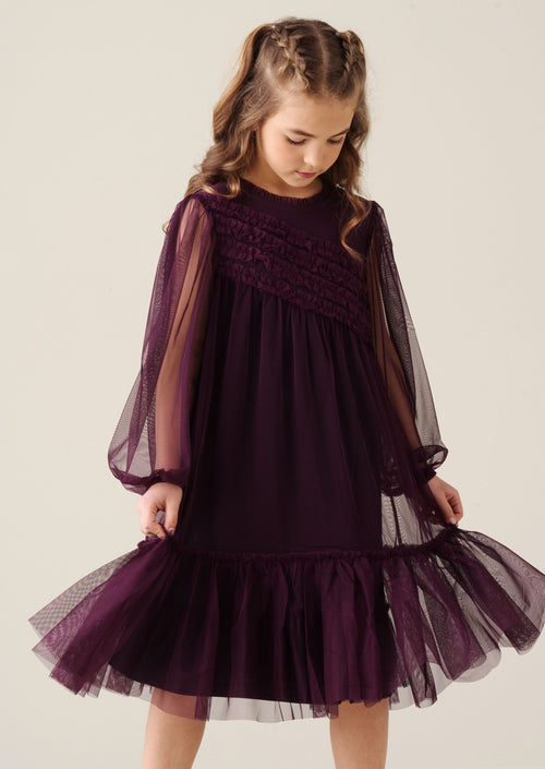 Verity Frill Mesh Dress