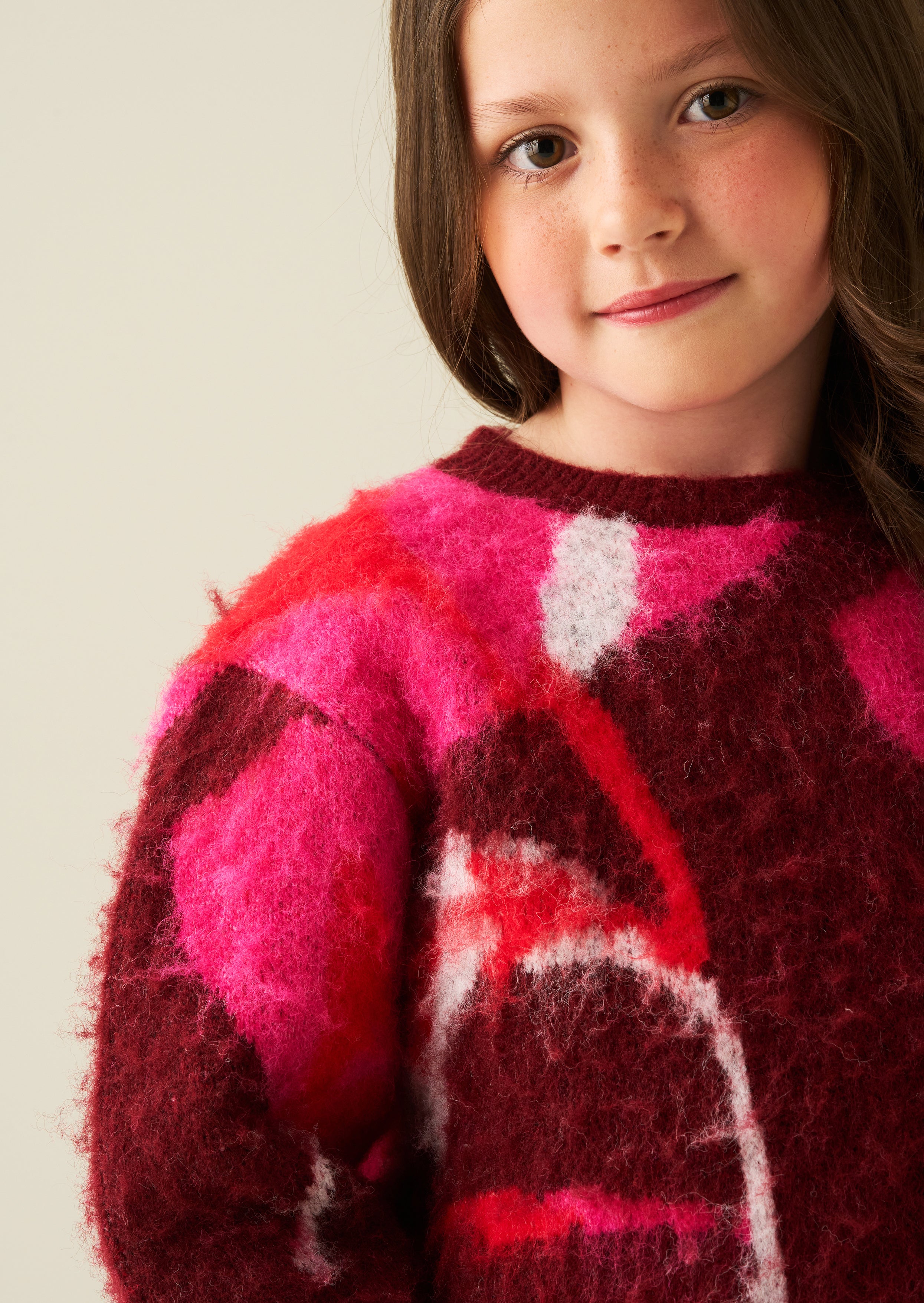 Ellie Flower – gebürsteter Strickpullover