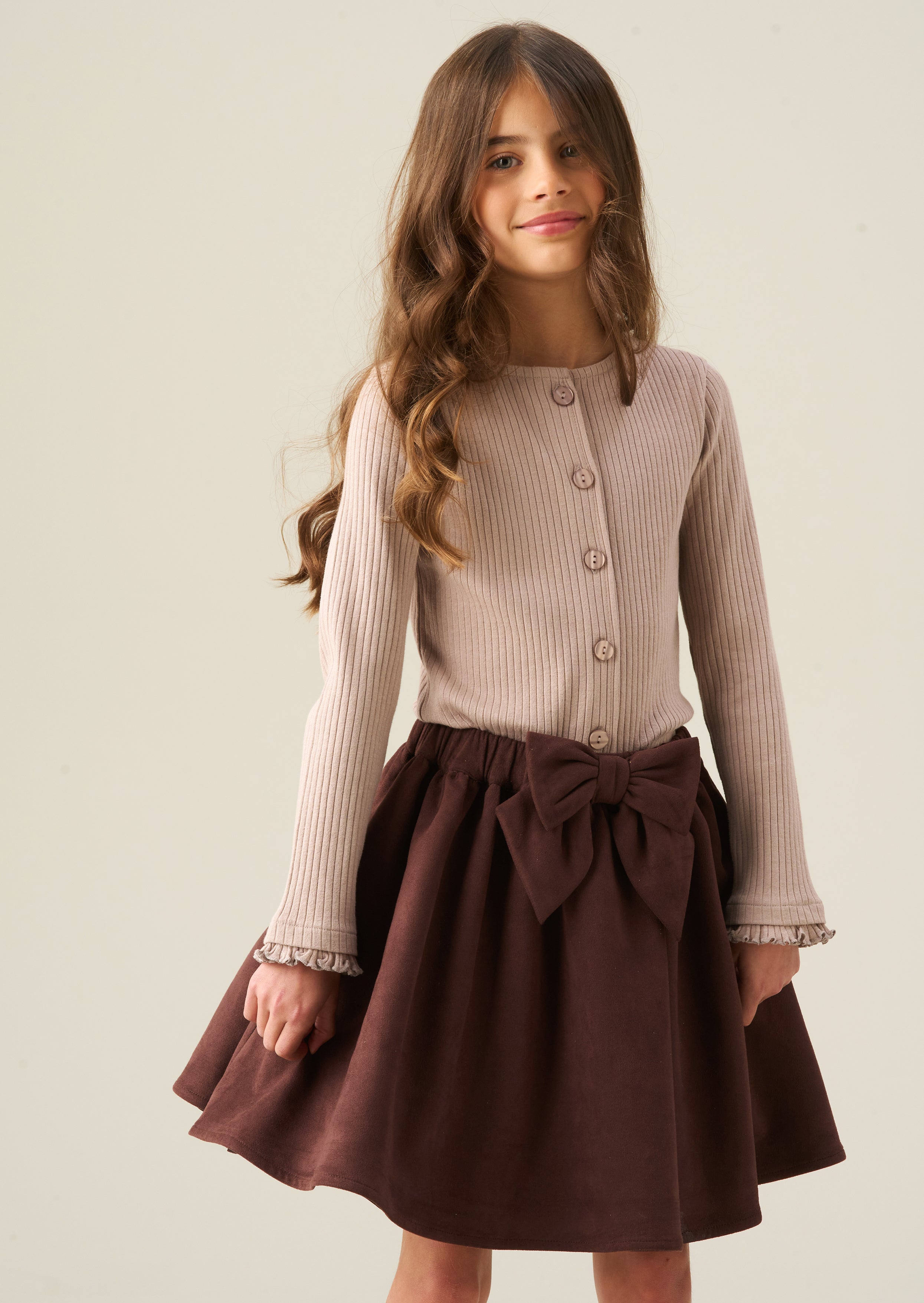 Annie Wildlederrock