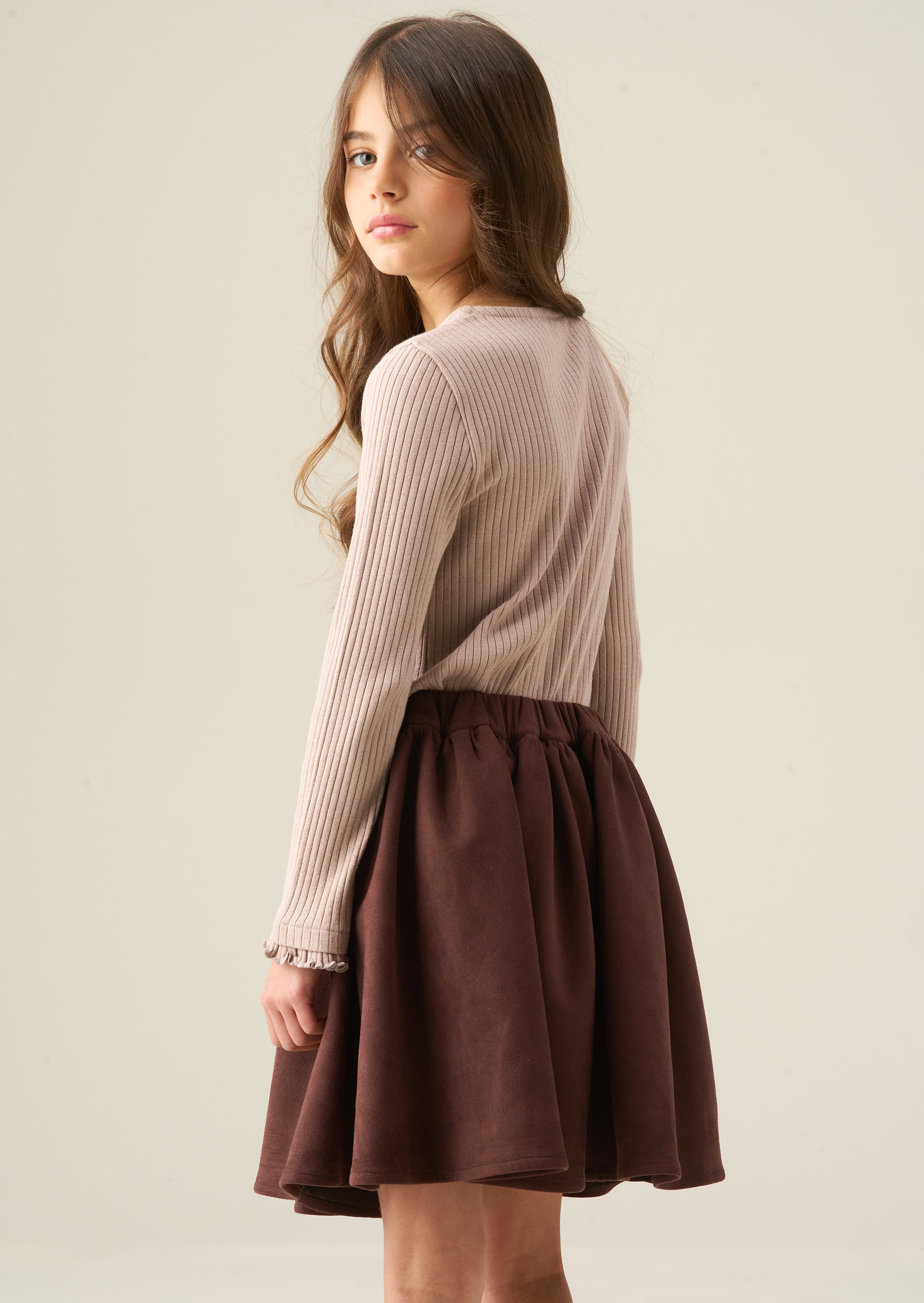 Annie Wildlederrock