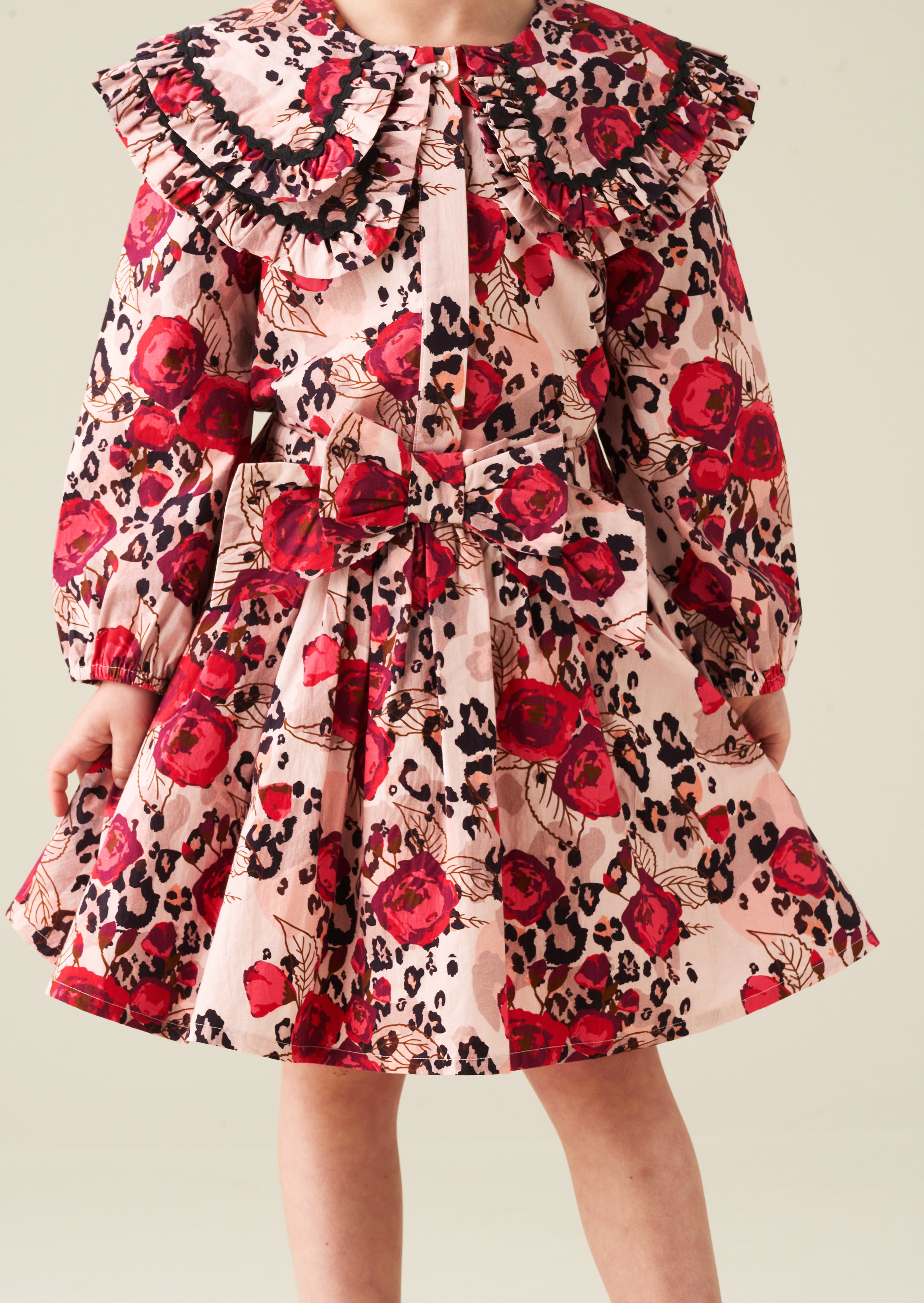 Lyra Animal Rose Print Skirt