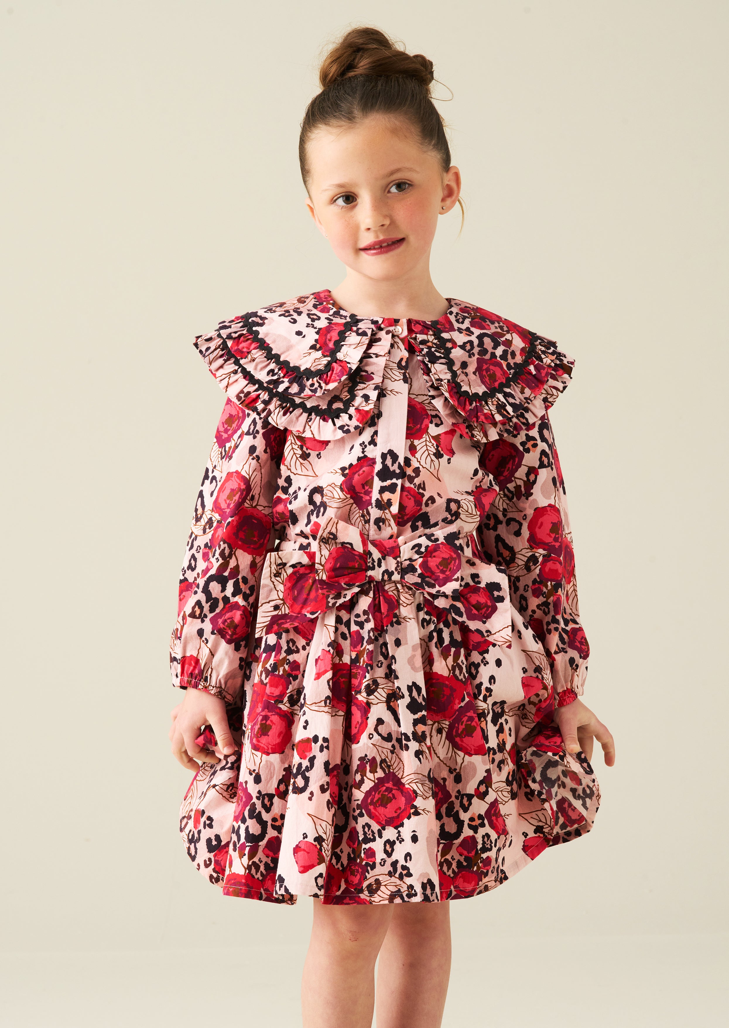 Lyra Animal Rose Print Skirt