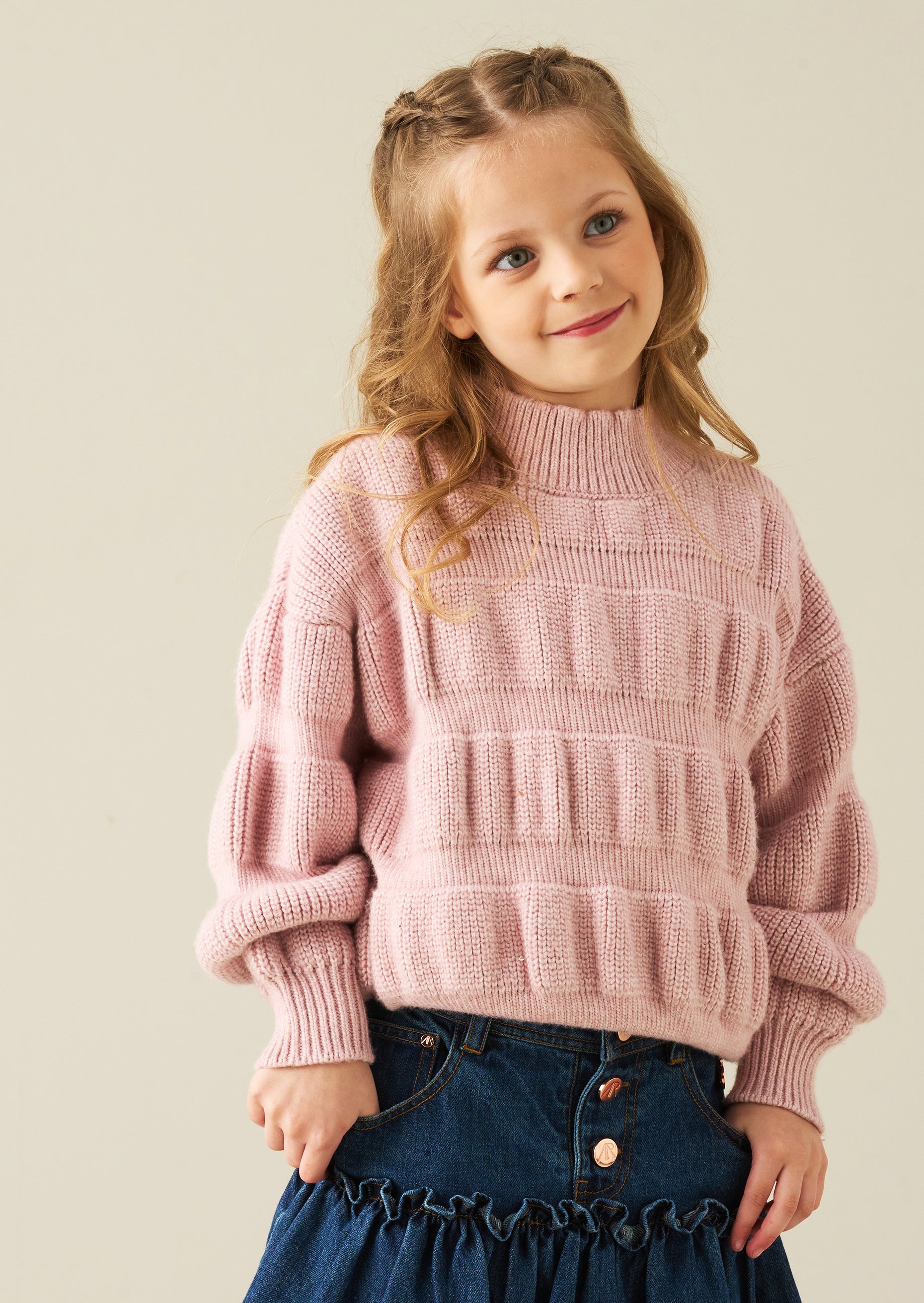Grace Bubble Pattern Knit Jumper