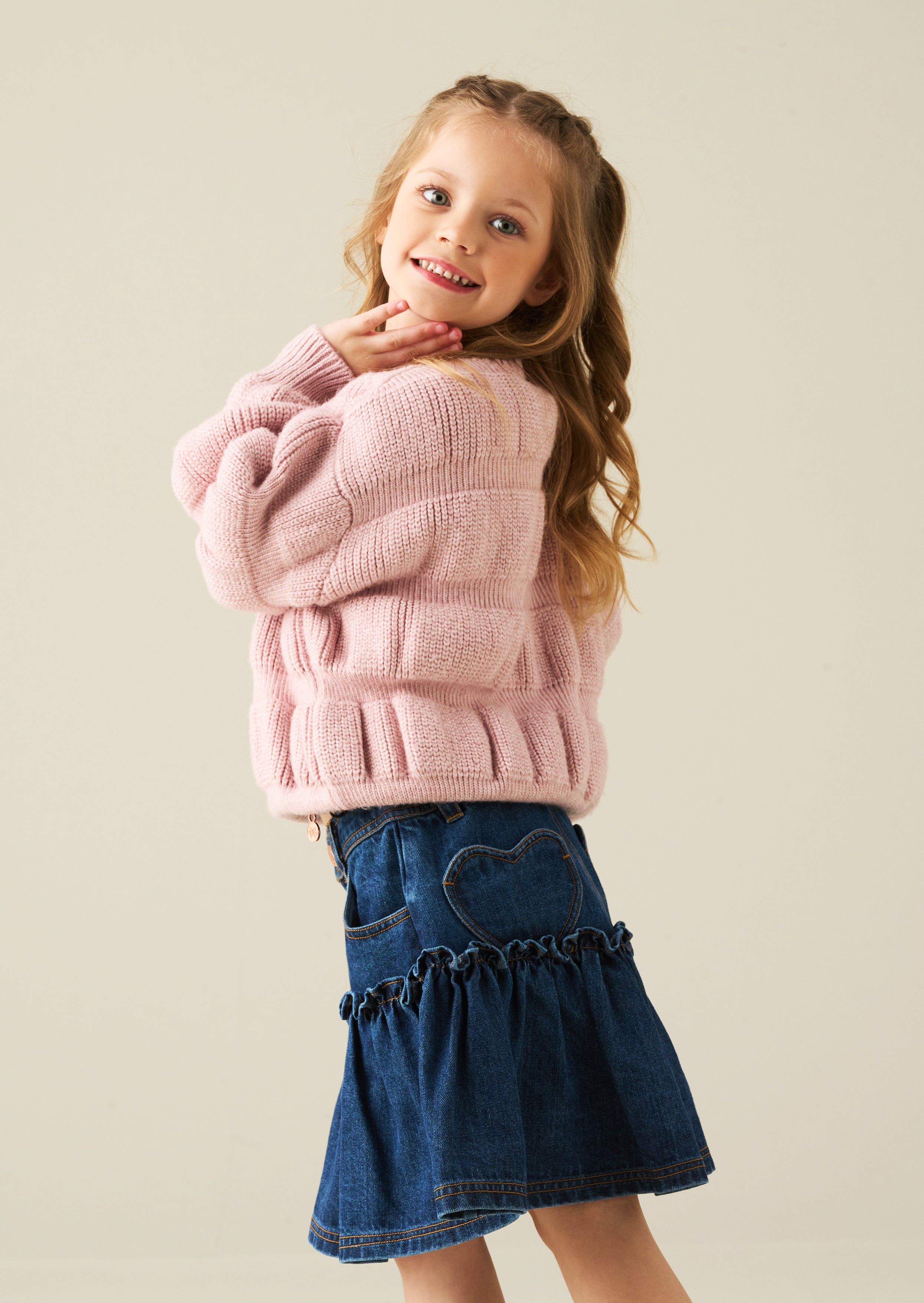 Grace Bubble Pattern Knit Jumper
