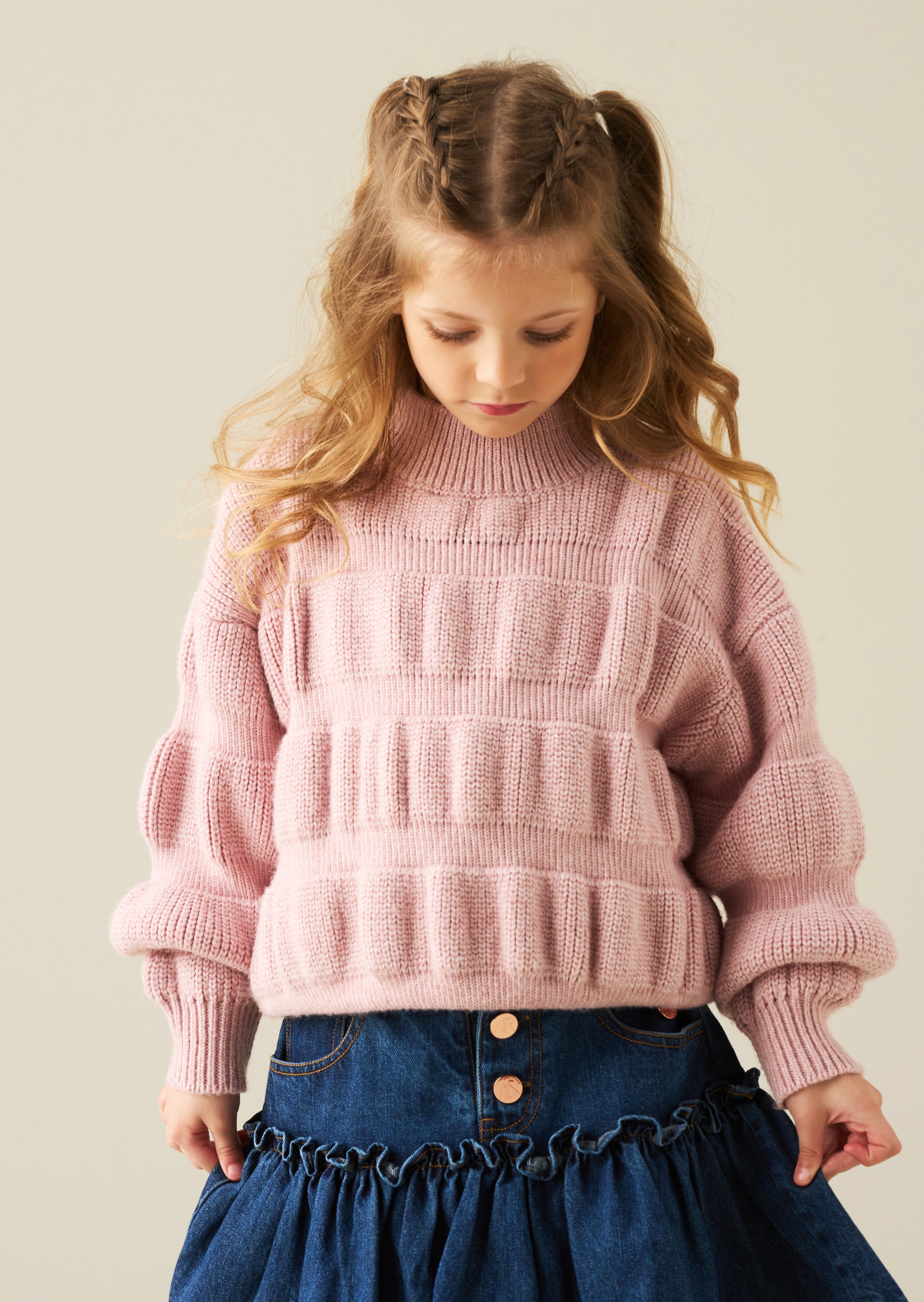 Grace Bubble Pattern Knit Jumper