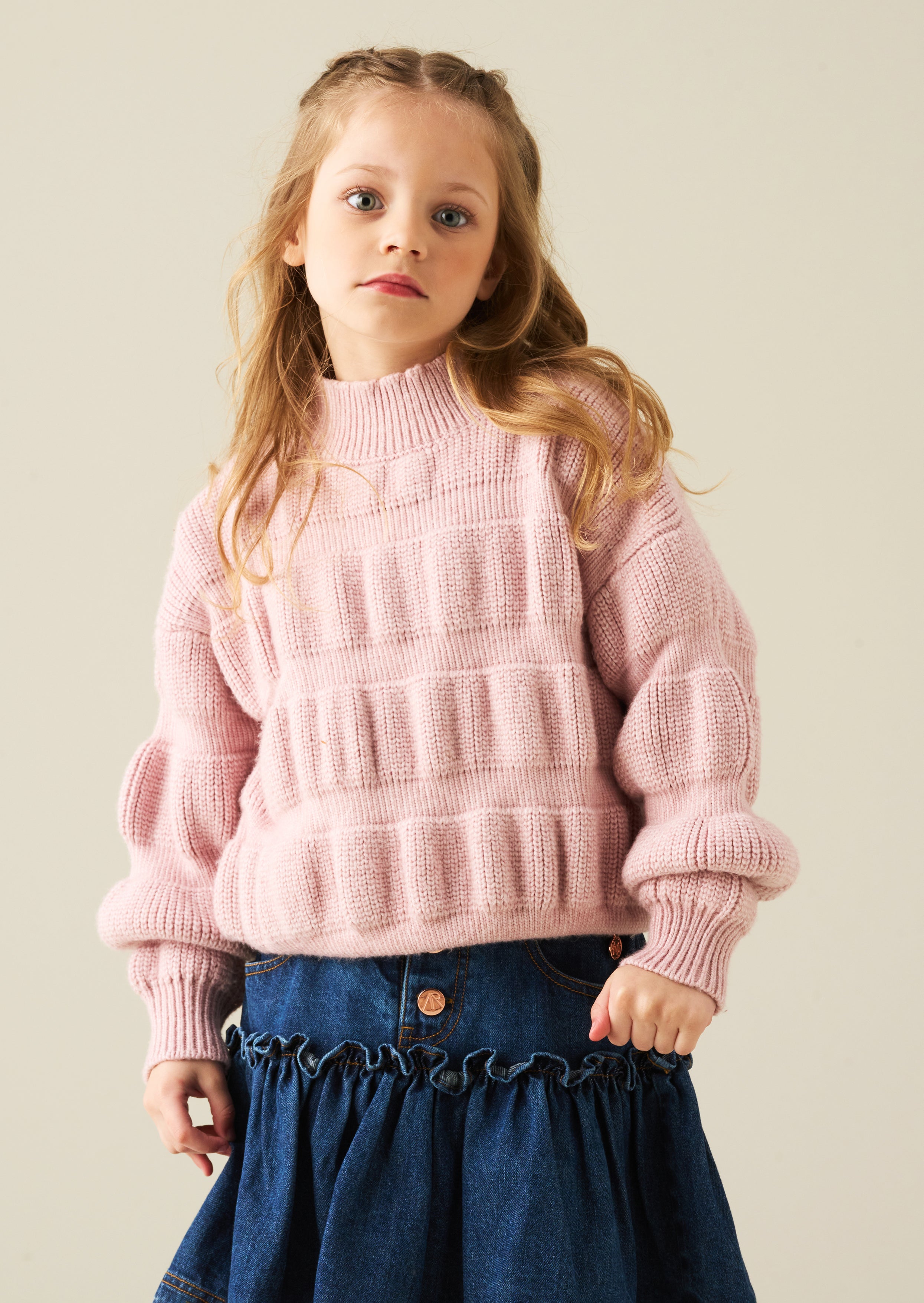 Grace Bubble Pattern Knit Jumper
