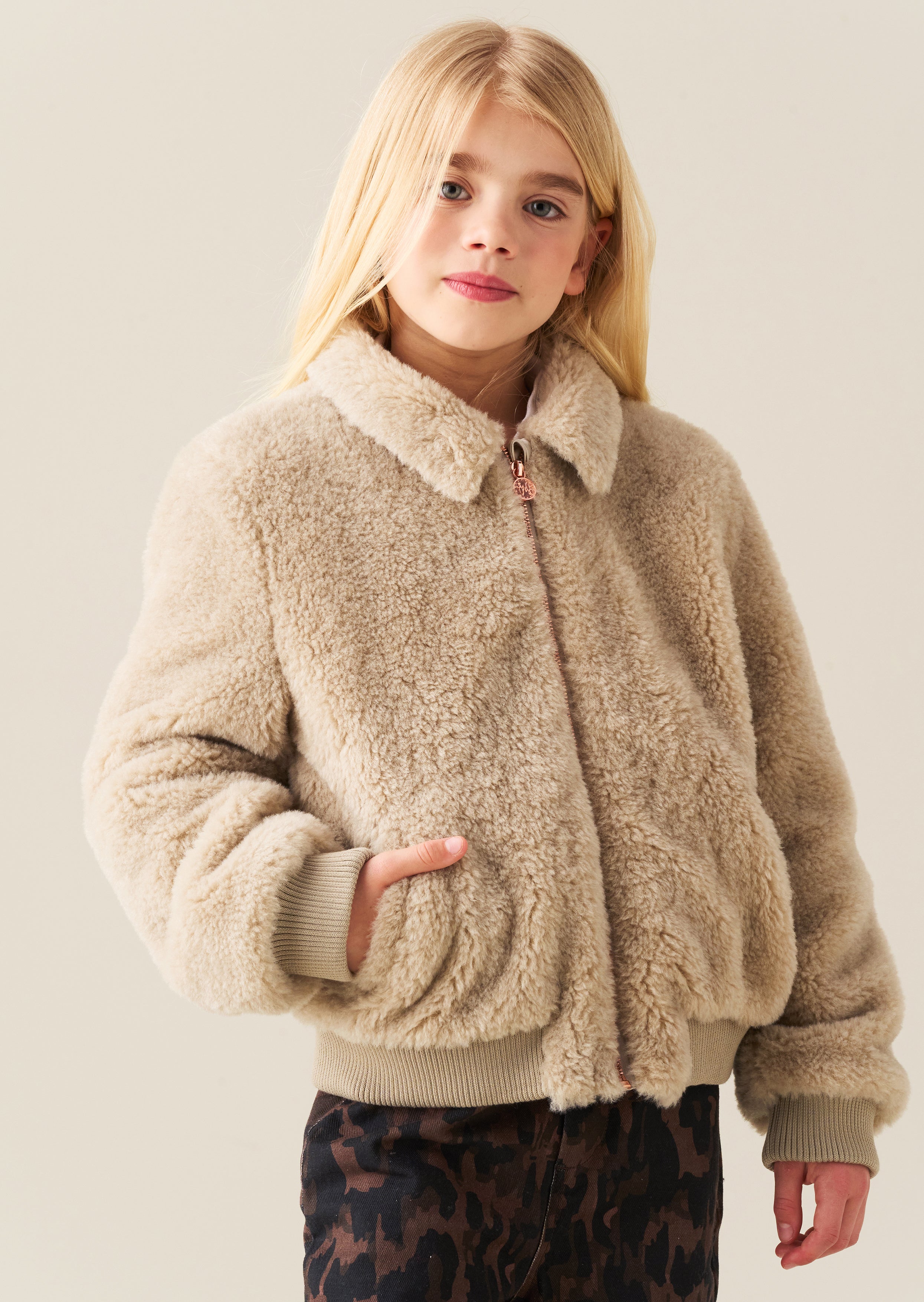 Bomber in pelliccia Lottie Borg
