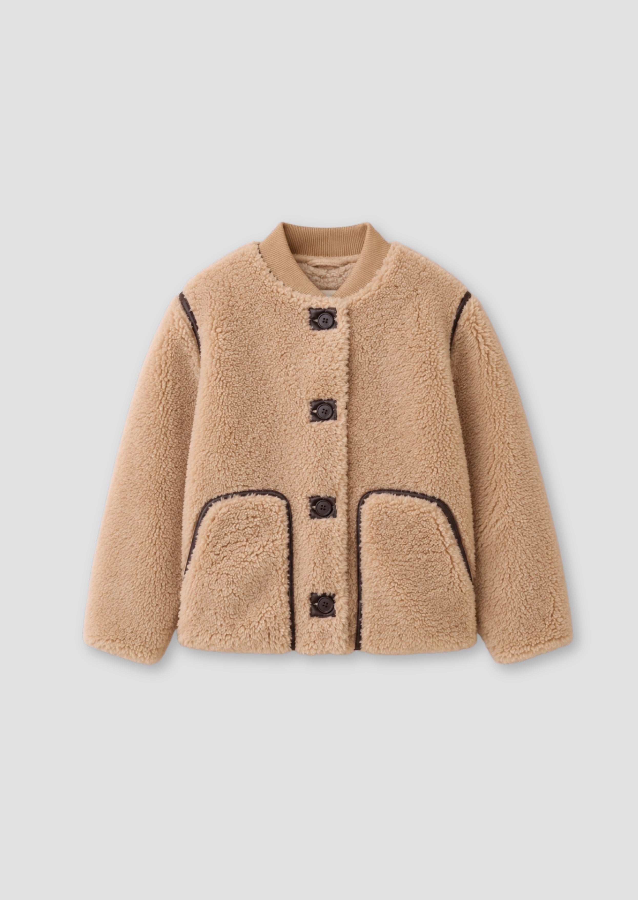 Juniper Bomberjacke mit Kunstlederbesatz