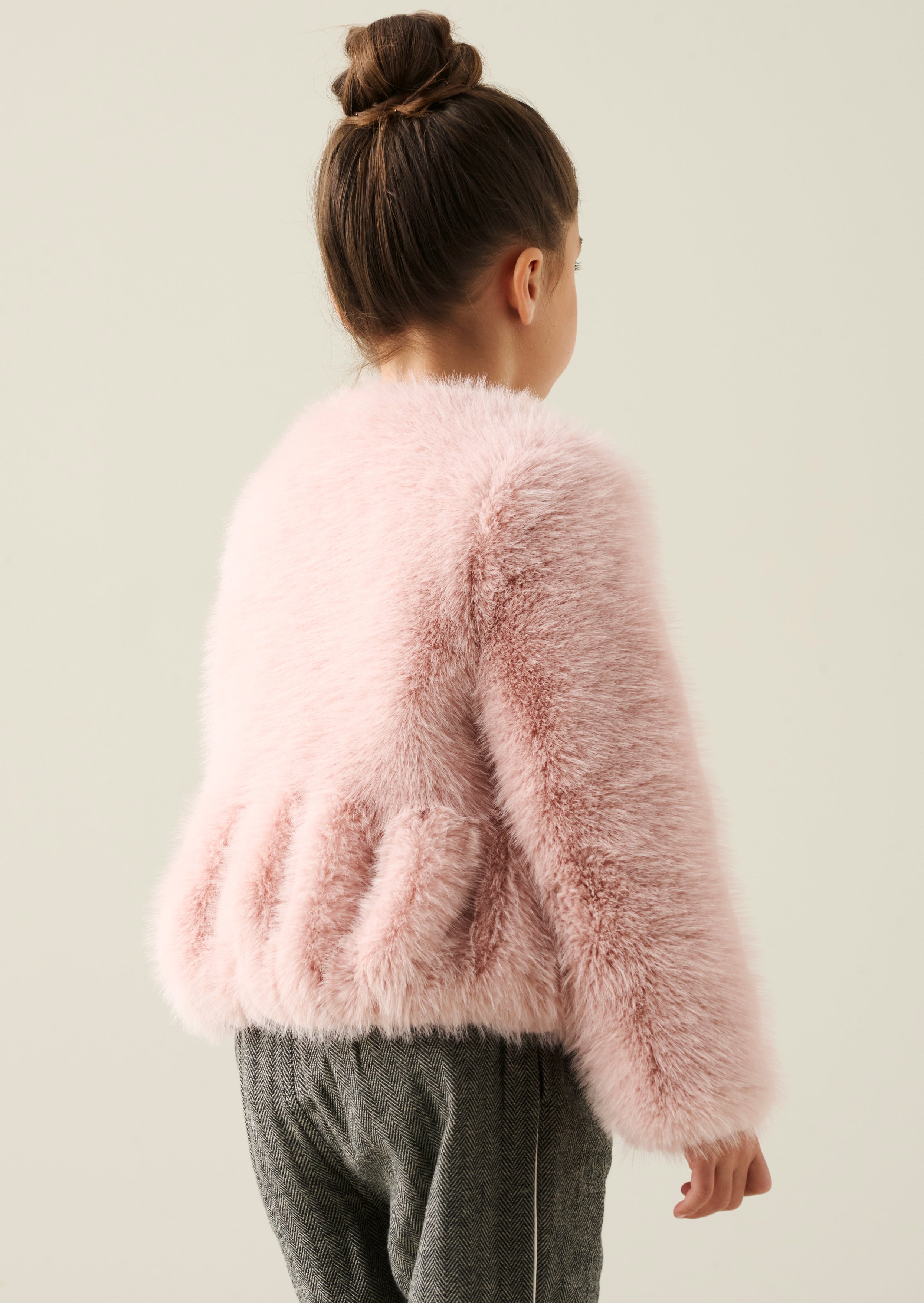Paula Peplum Pelzjacke