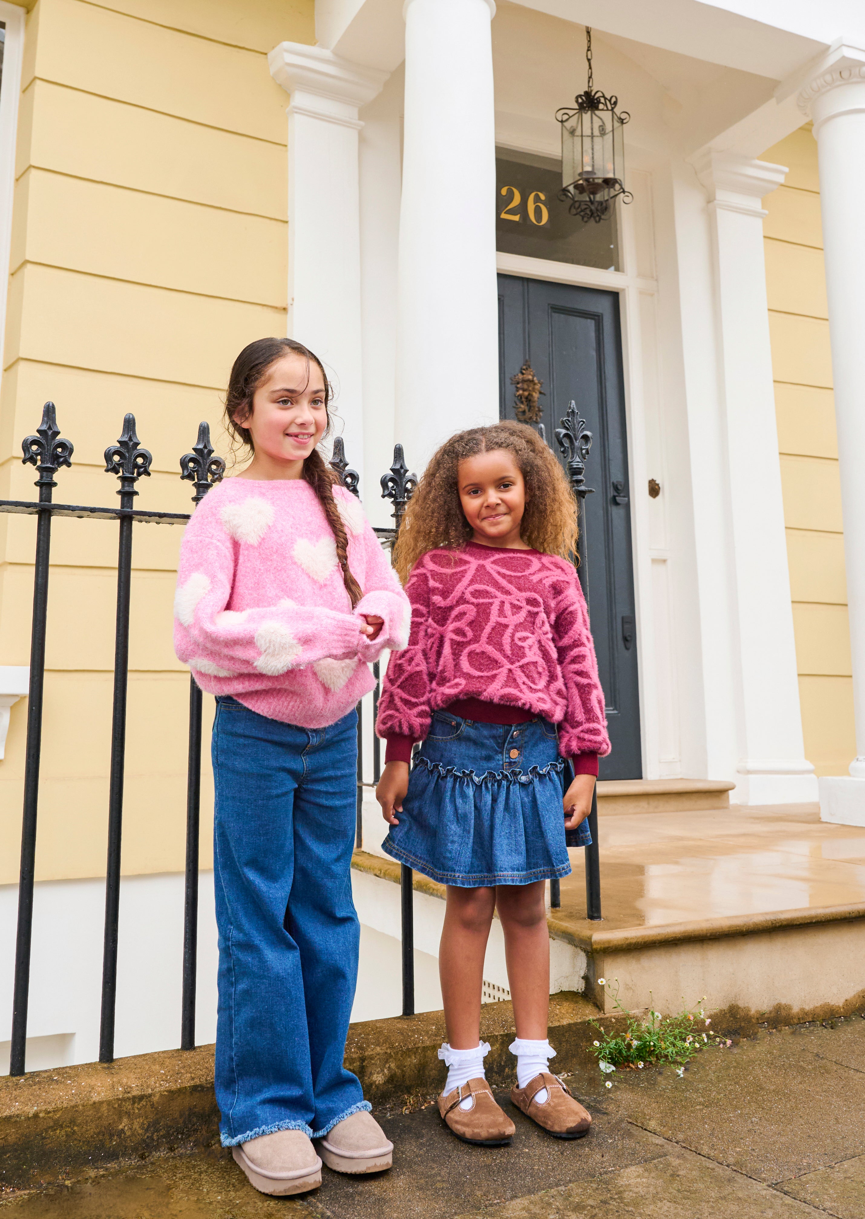 Livia Pink Bow Jumper