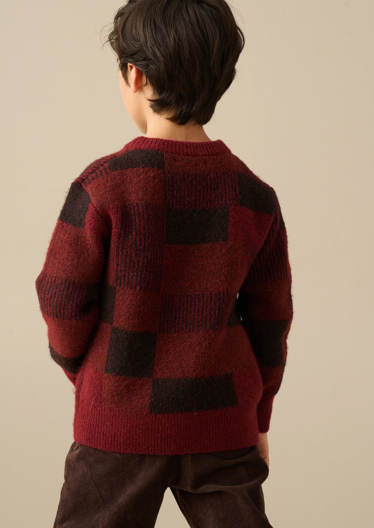 Lewis Check Knit Jumper