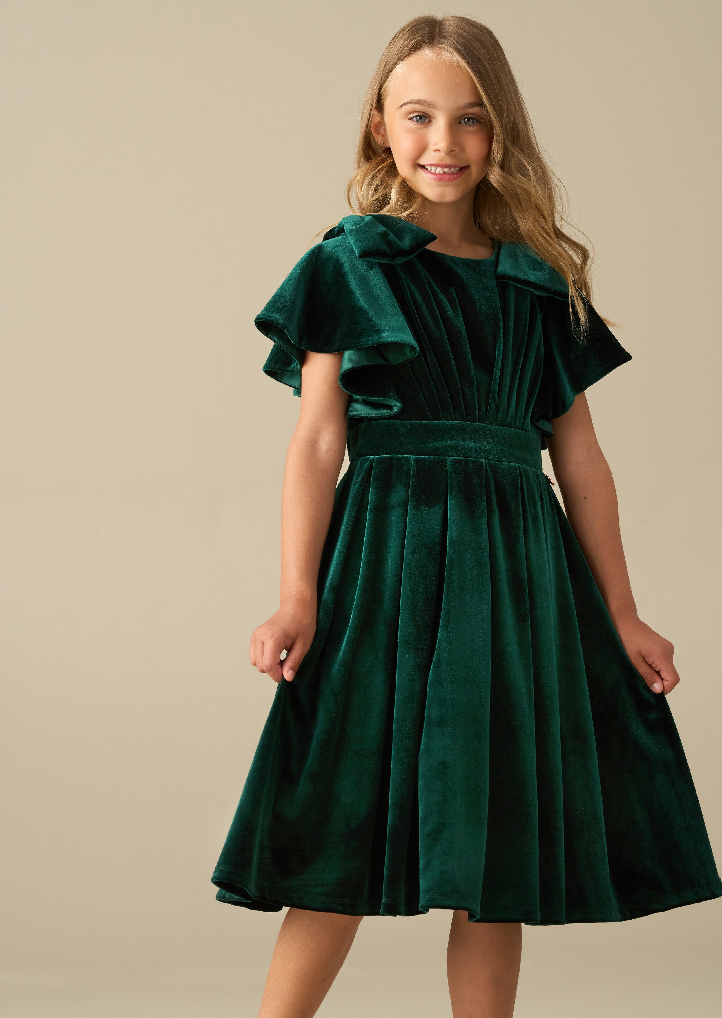 Schönes Samtkleid